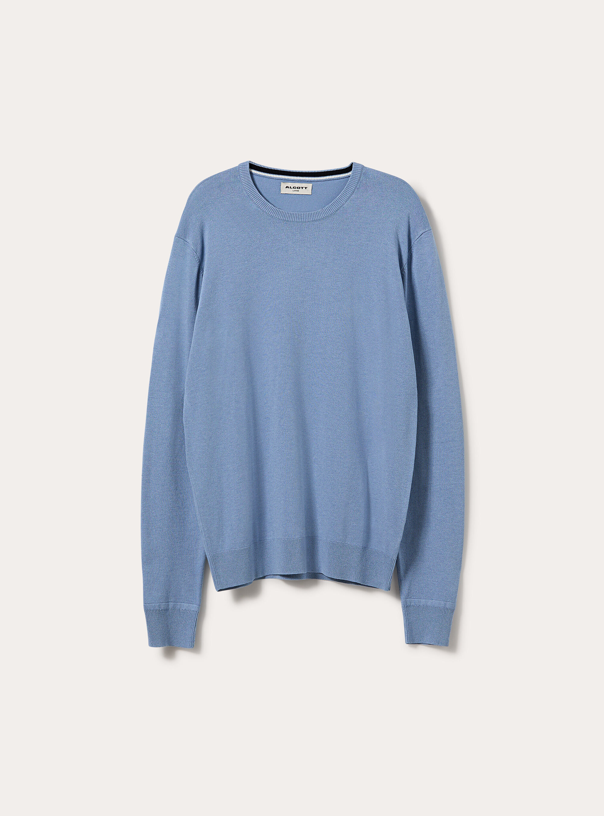 Pullover girocollo in viscosa, AZ3 AZURE LIGHT