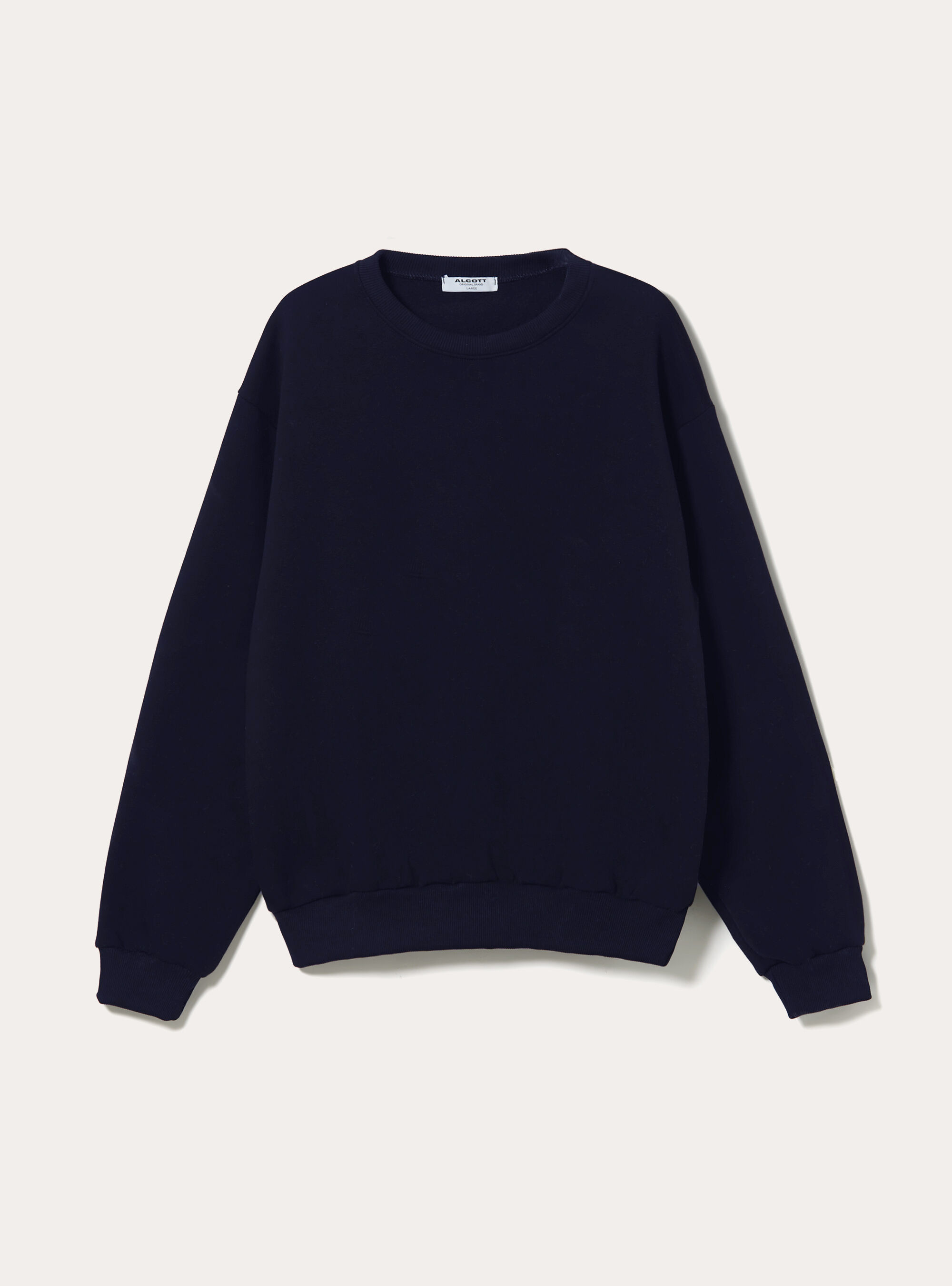Sweat &agrave; col ras-du-cou boxy fit, NA1 NAVY DARK