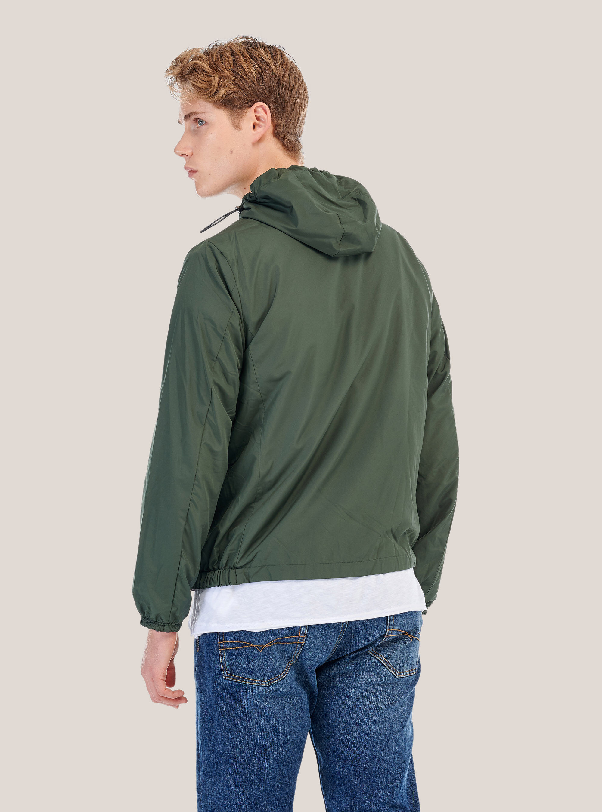 Reversible parka top