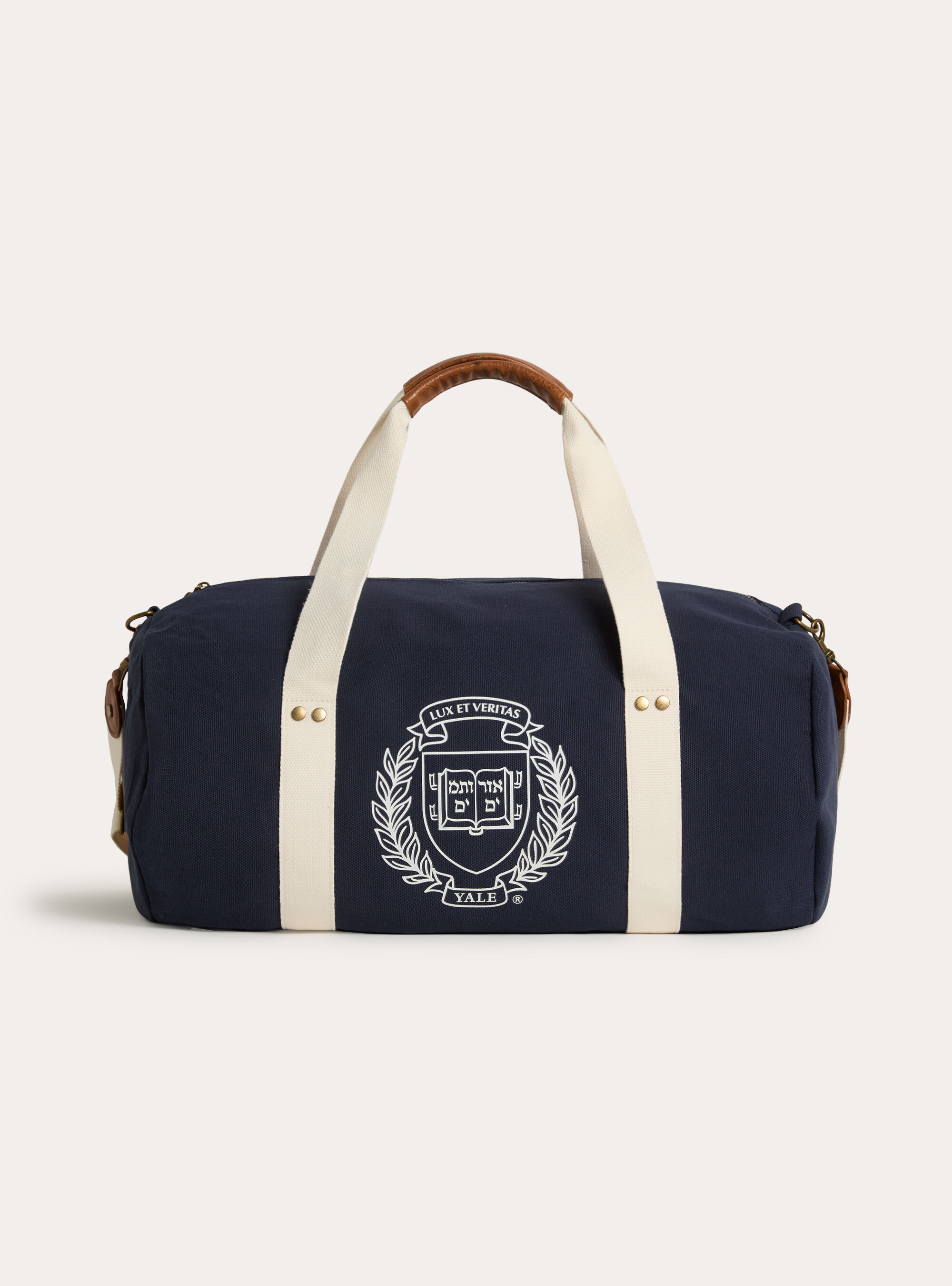 Sac de voyage en toile avec imprime Yale / Alcott