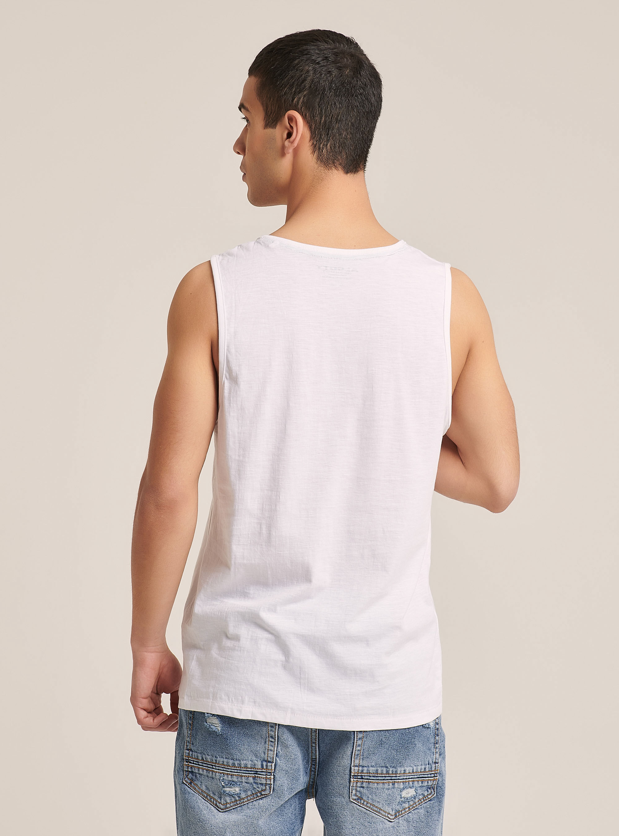 Tanktop mit Aufdruck City, C099 WHITE