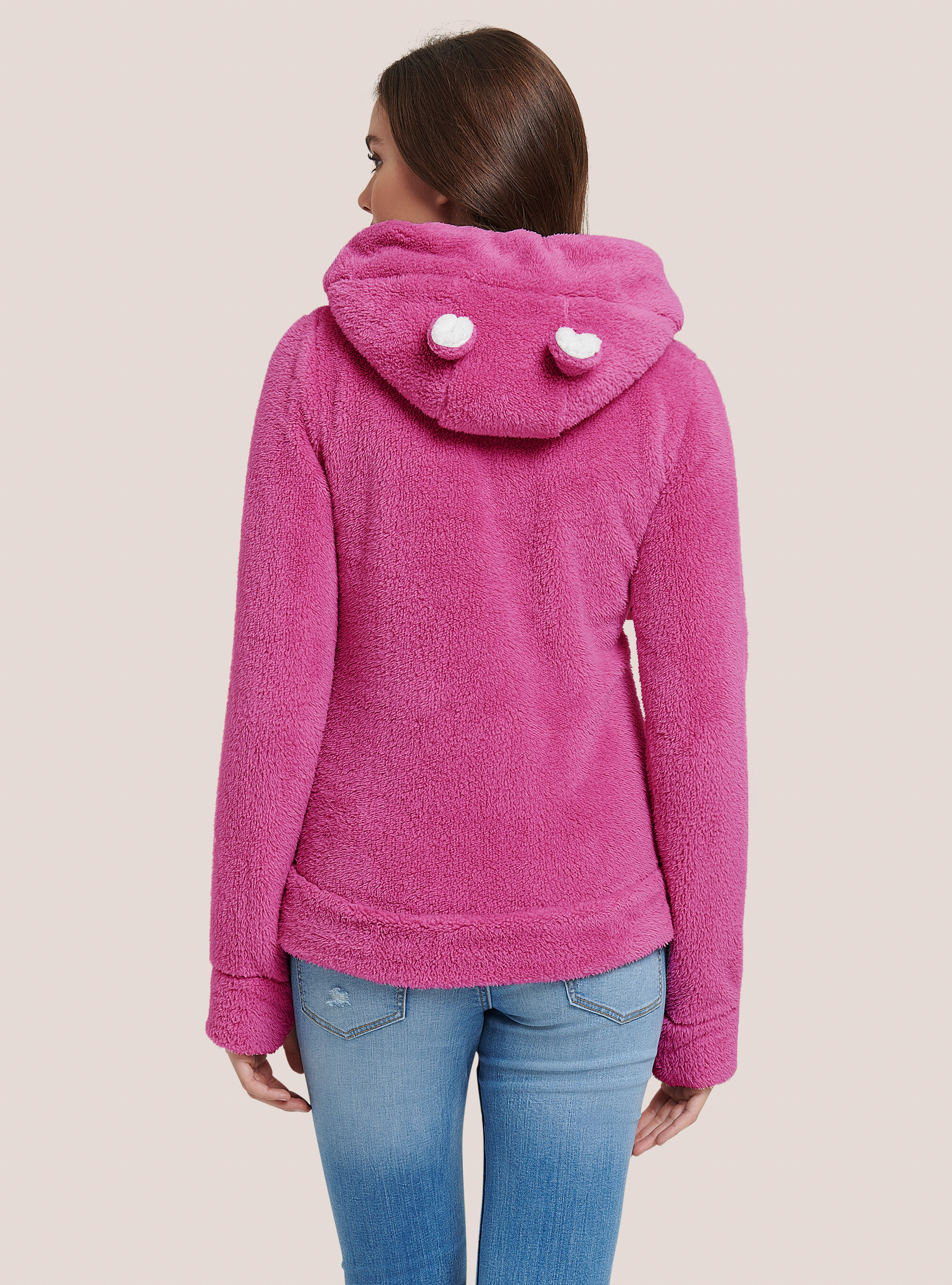 Felpa fuxia store