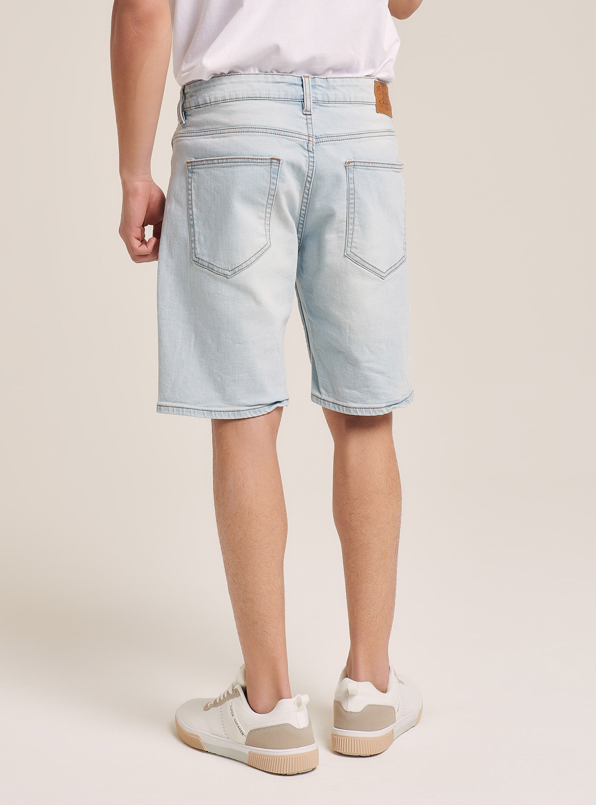 Bermuda en denim coupe confortable, C272 BLUE