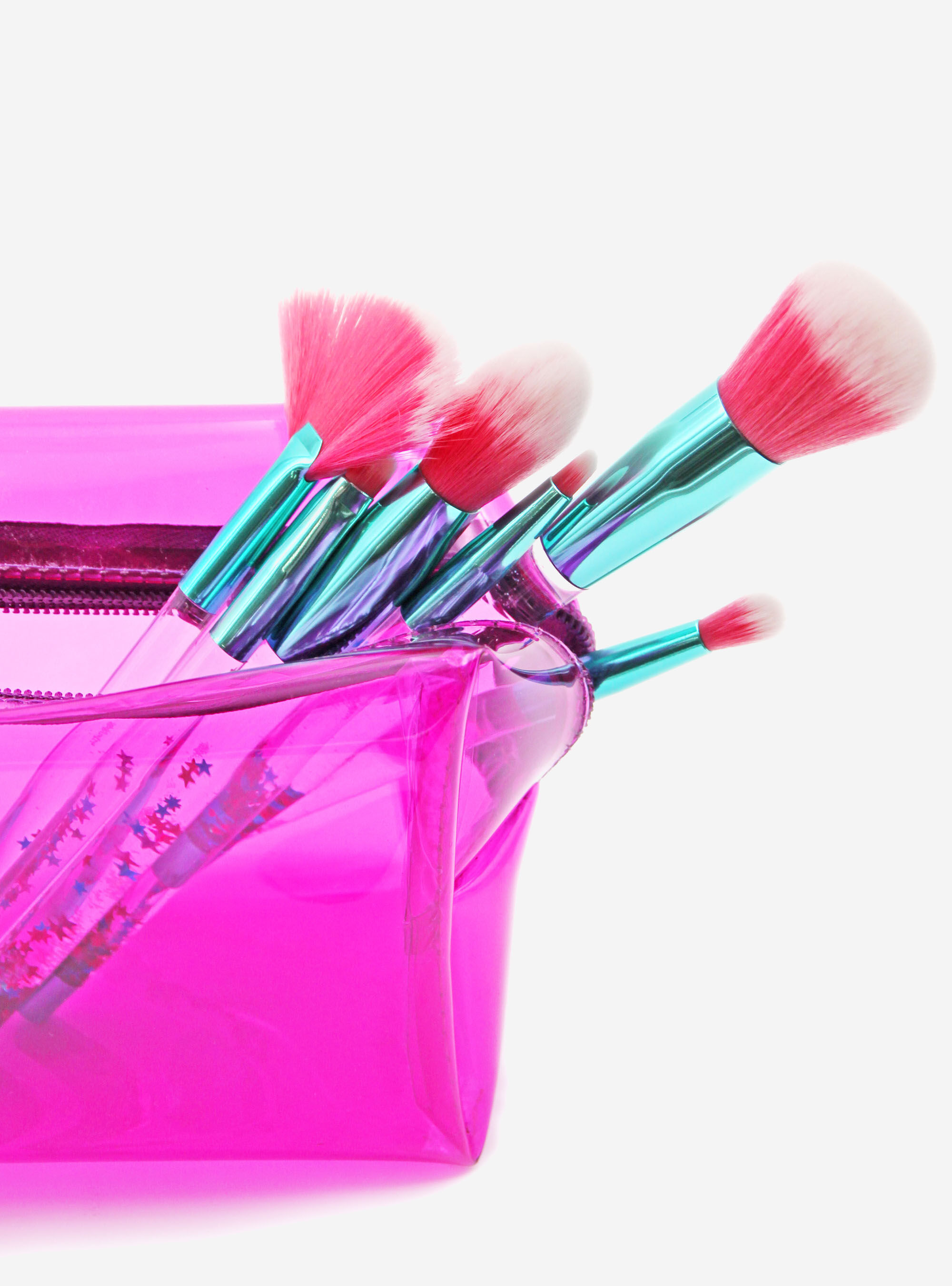 Lot 7 pinceaux paillettes, C6648 GREEN