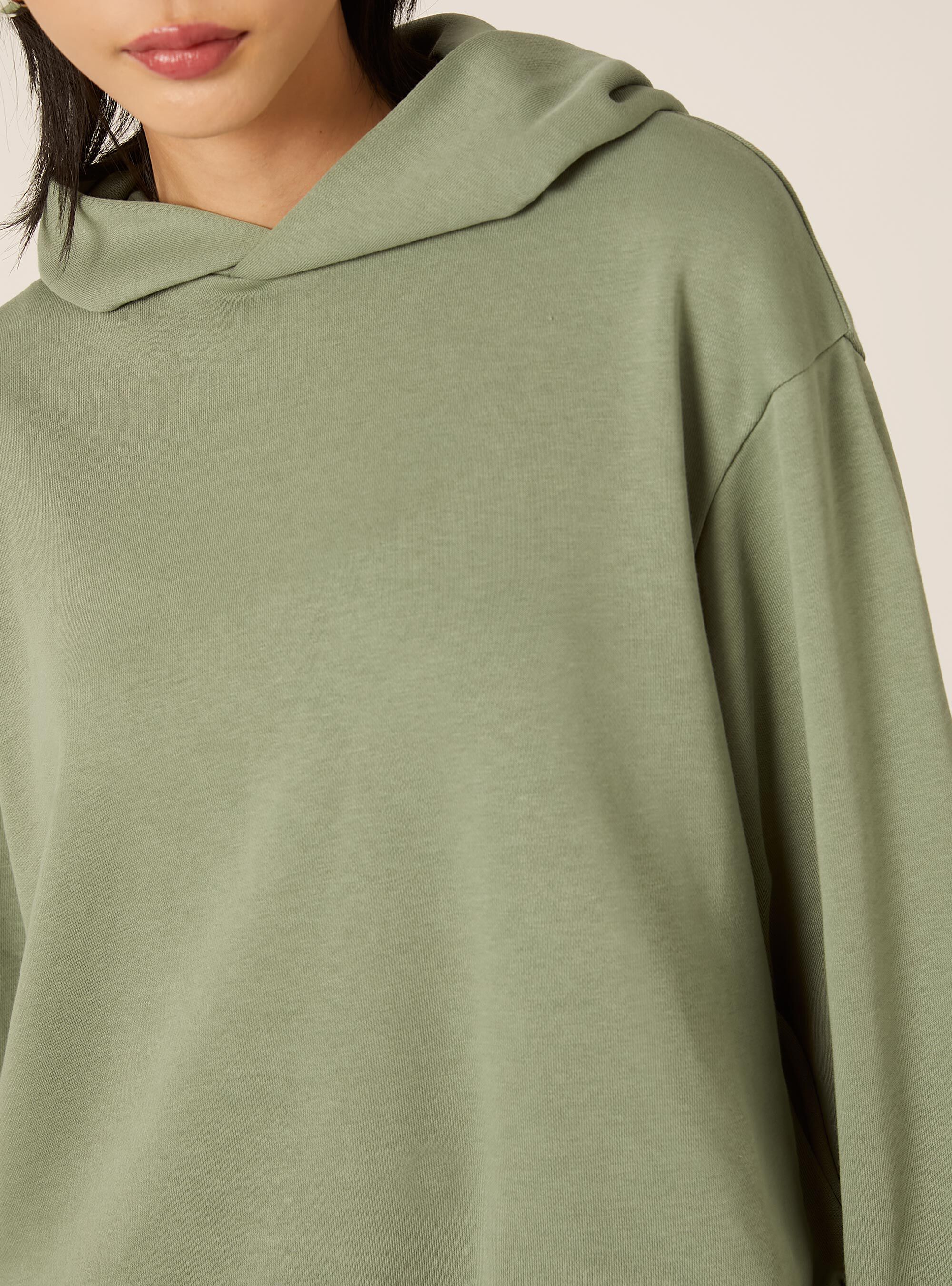 Felpa con cappuccio boxy, KY3 KAKY LIGHT