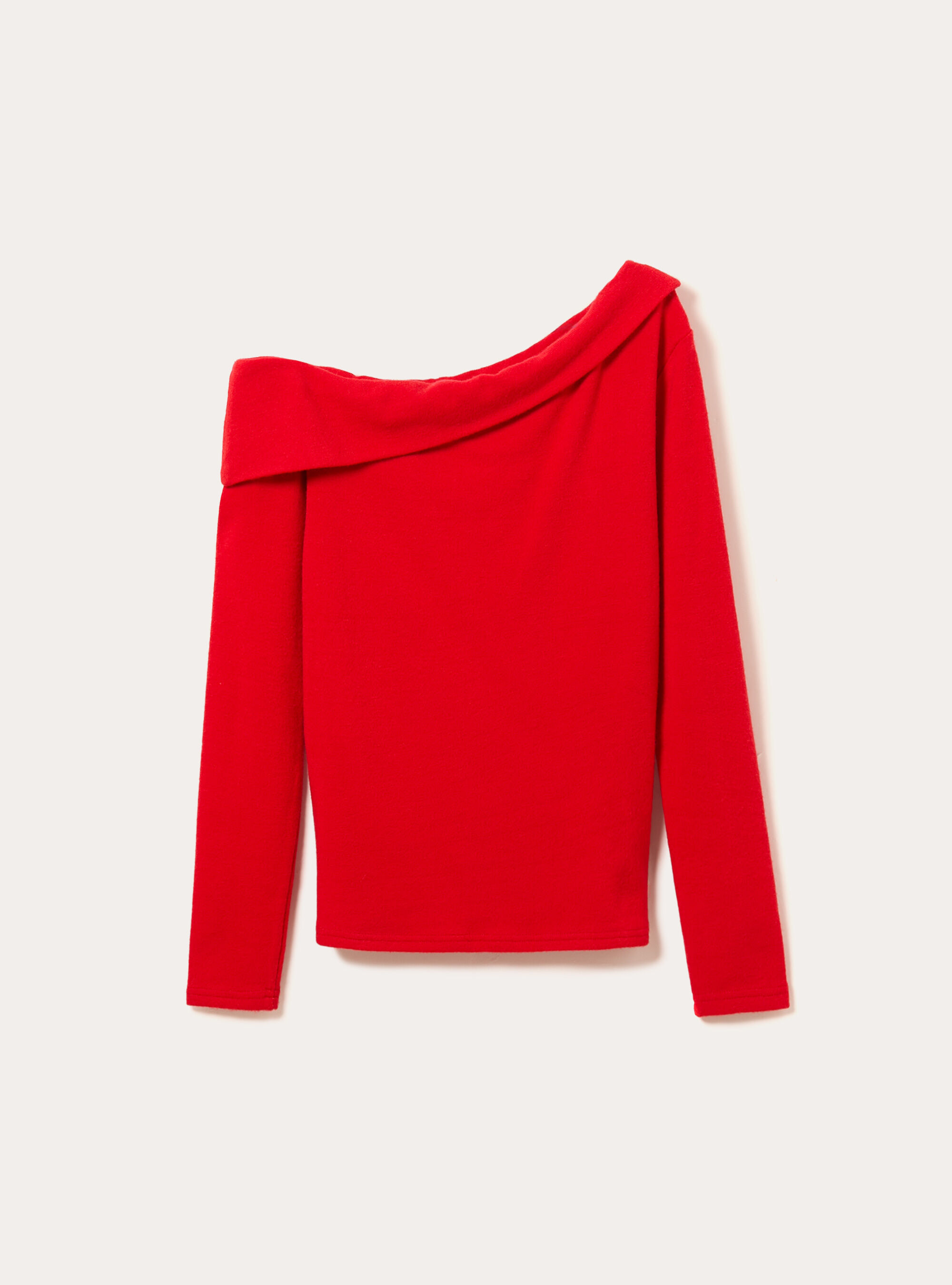 Maglia scollo bardot, BO2 BORDEAUX MEDIUM