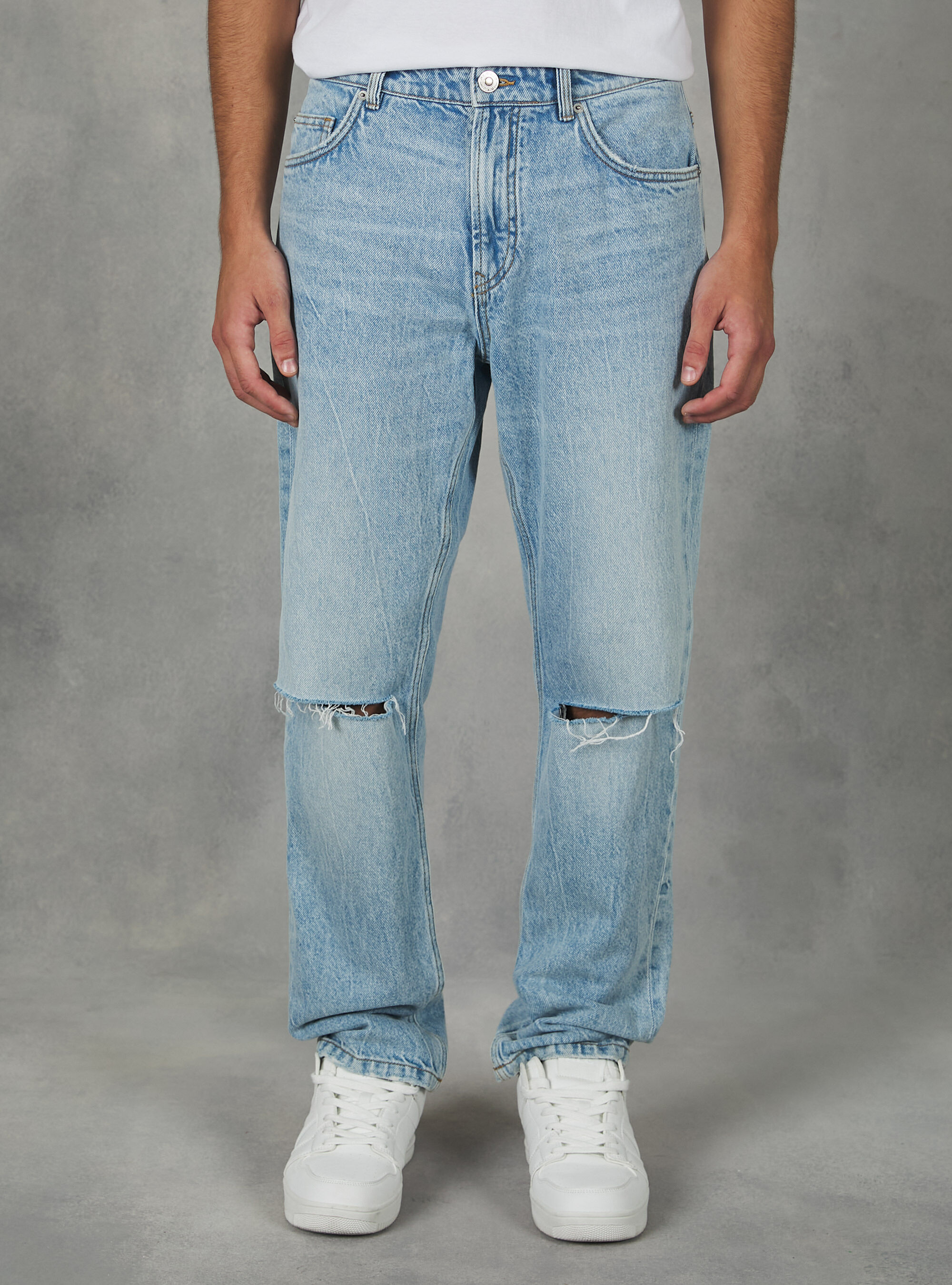 Jeans straight fit in cotone Alcott Straight Uomo