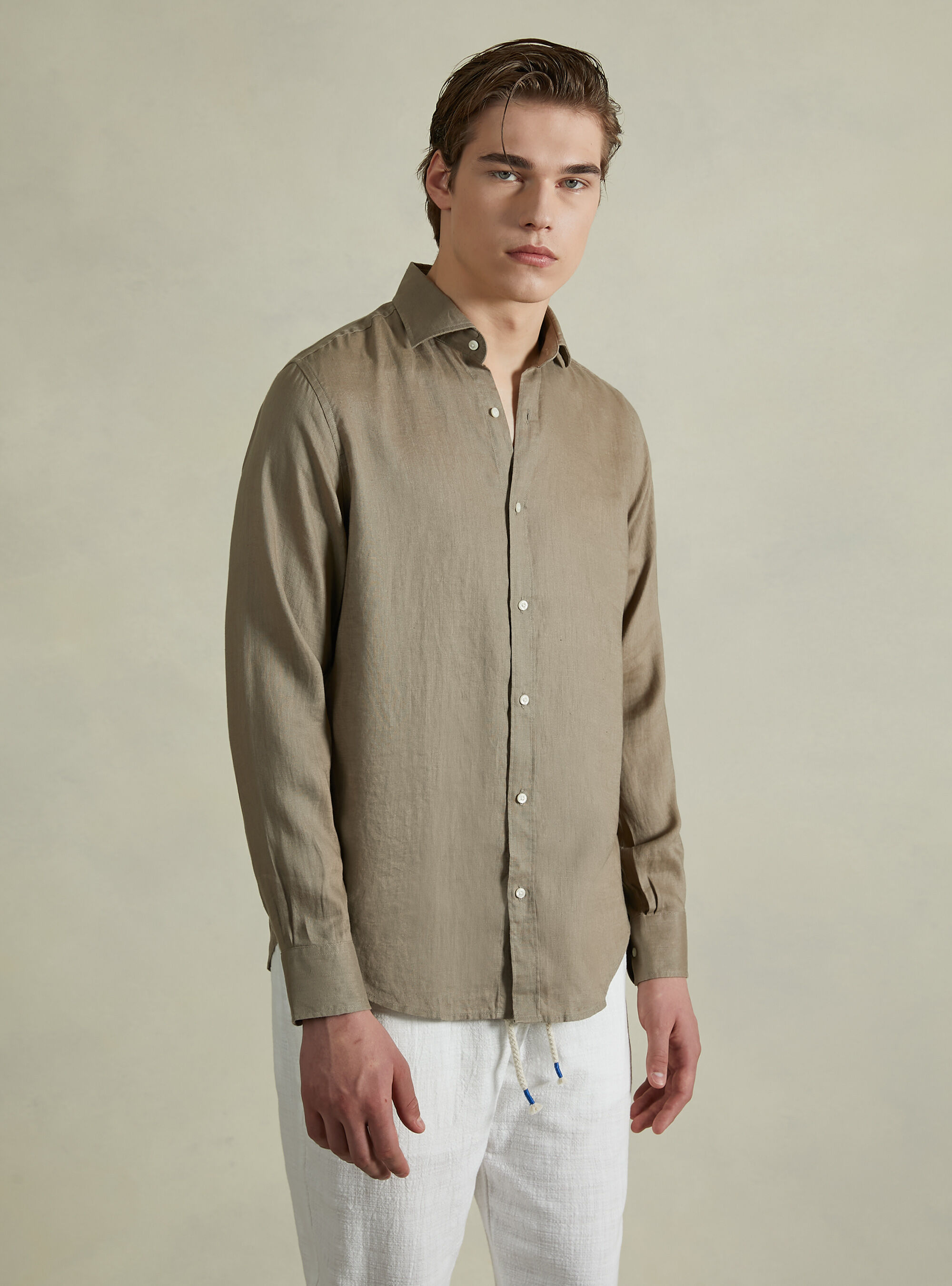 Camicia puro lino outlet