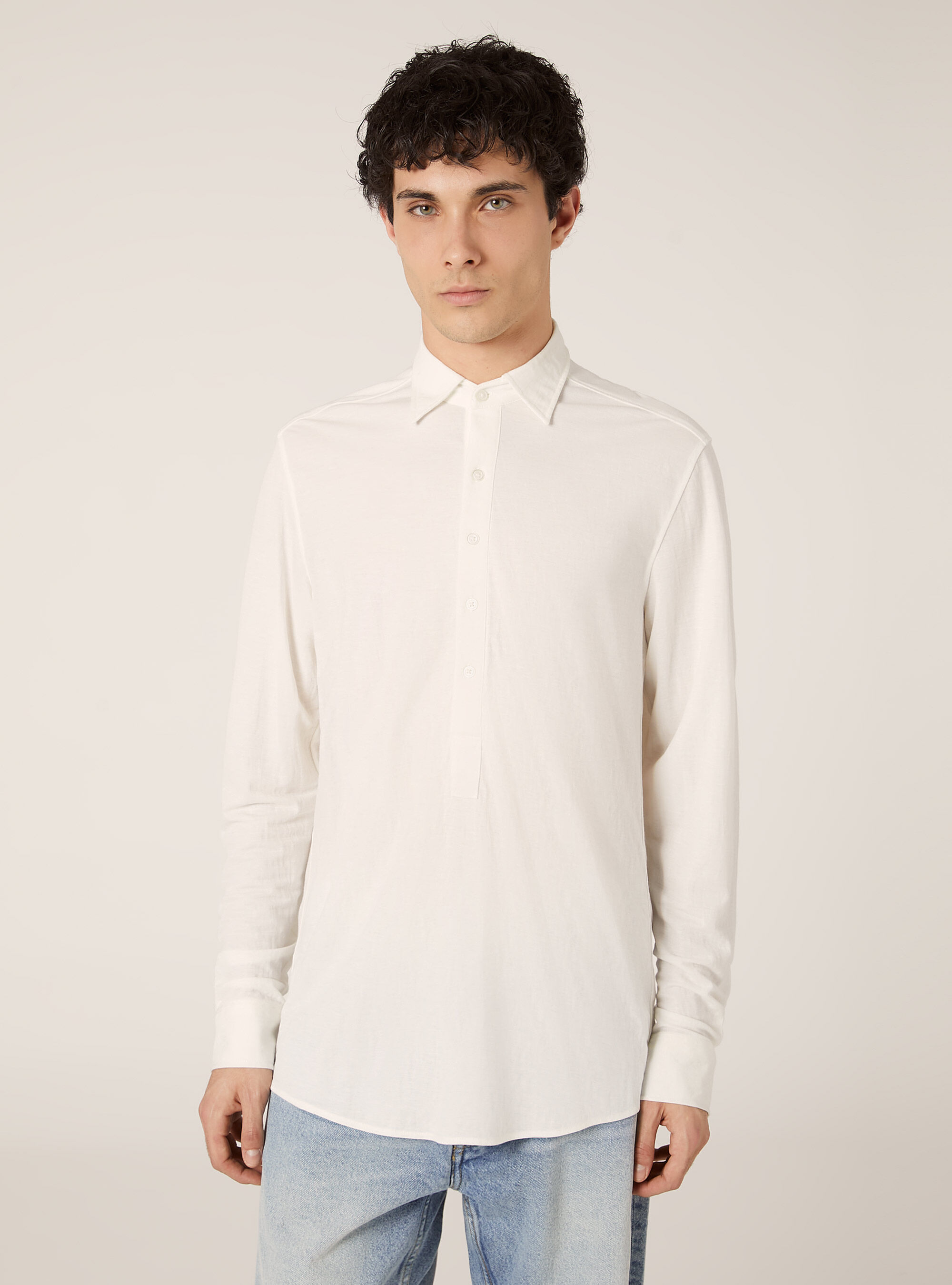 Half plate shirt, WH2 WHITE