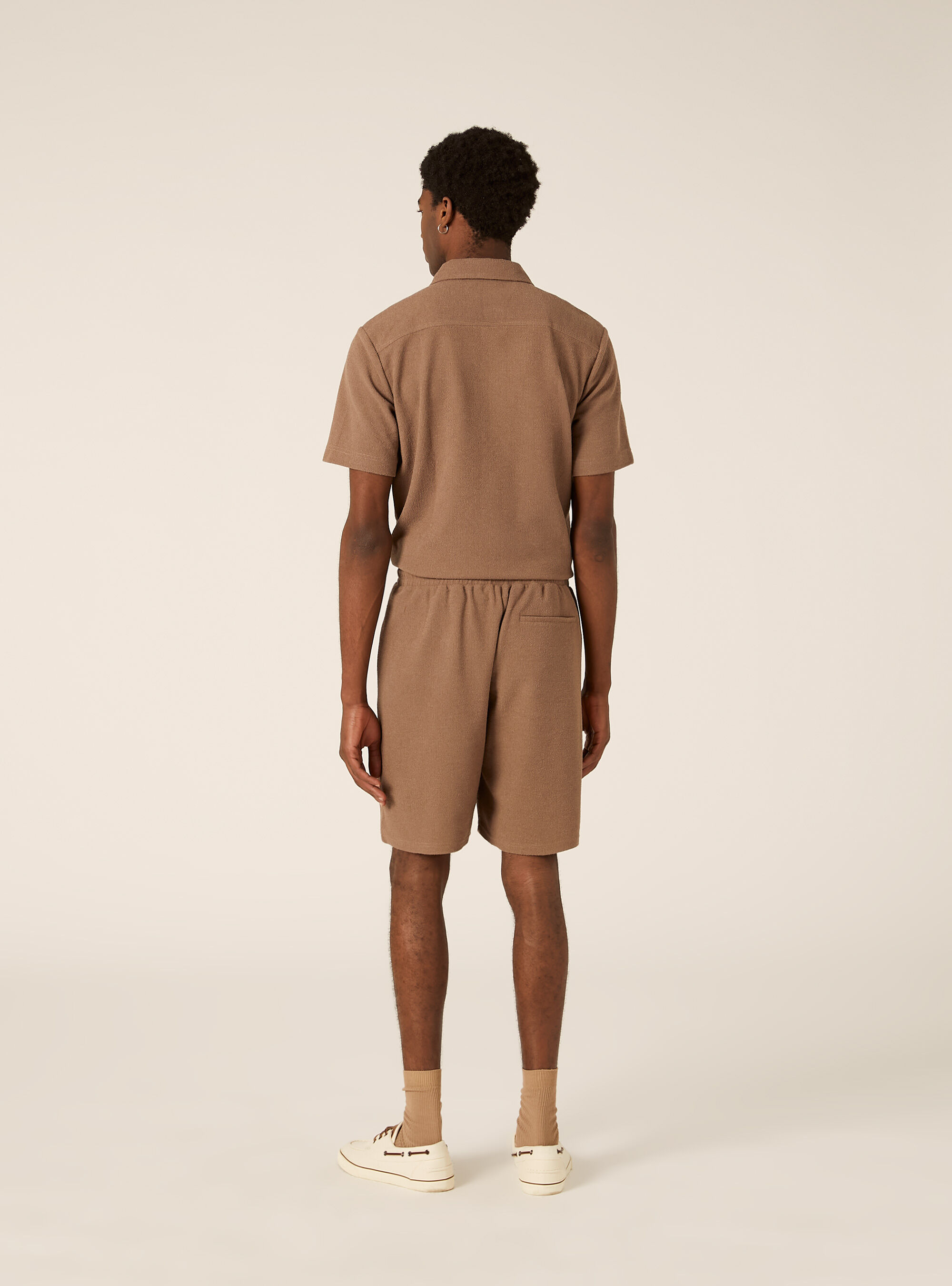 Bermuda in jersey reguar fit, BR2 BROWN MEDIUM