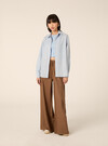 Linen-blend shirt, AZ3 AZURE LIGHT