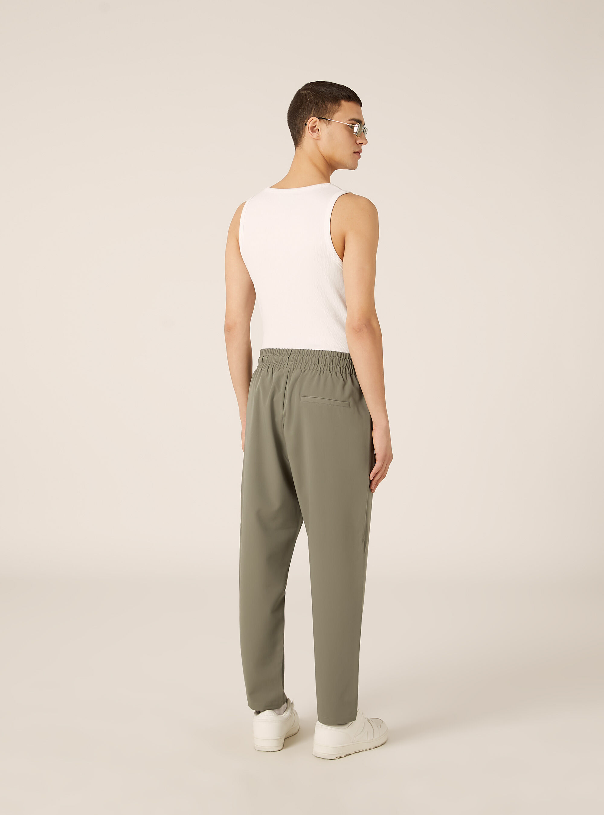 Pantaloni jogger carrot fit, KY2 KAKY MEDIUM