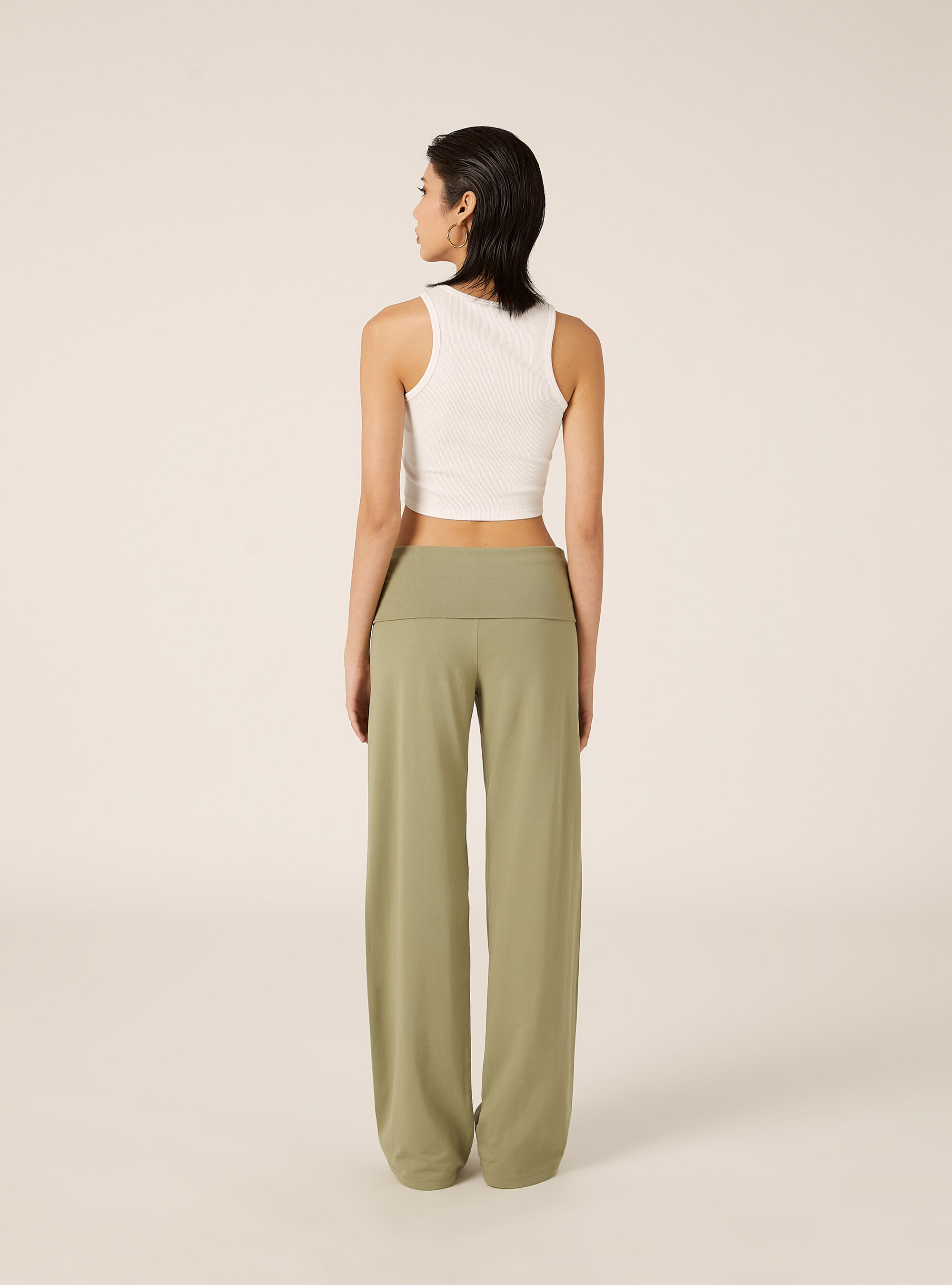 Leggings con vuelta en la cintura, KY2 KAKY MEDIUM