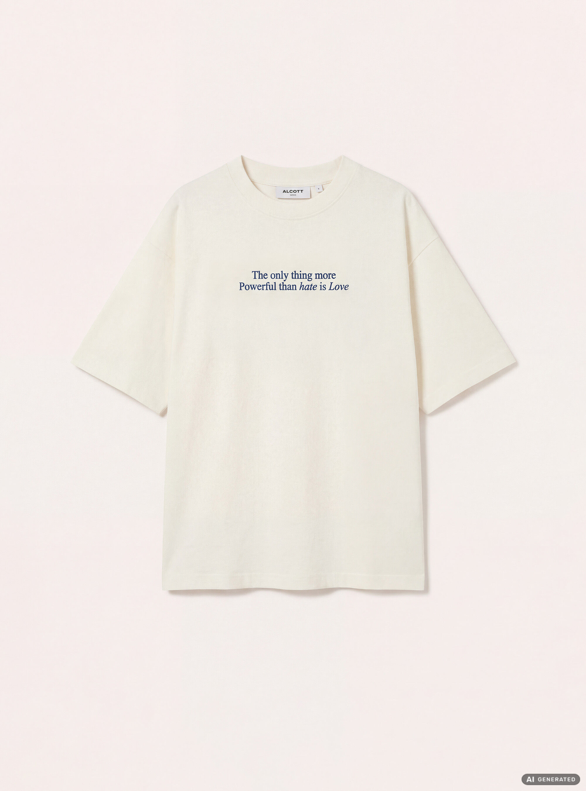 Camiseta de corte recto de la colecci&oacute;n Latino, WH2 WHITE