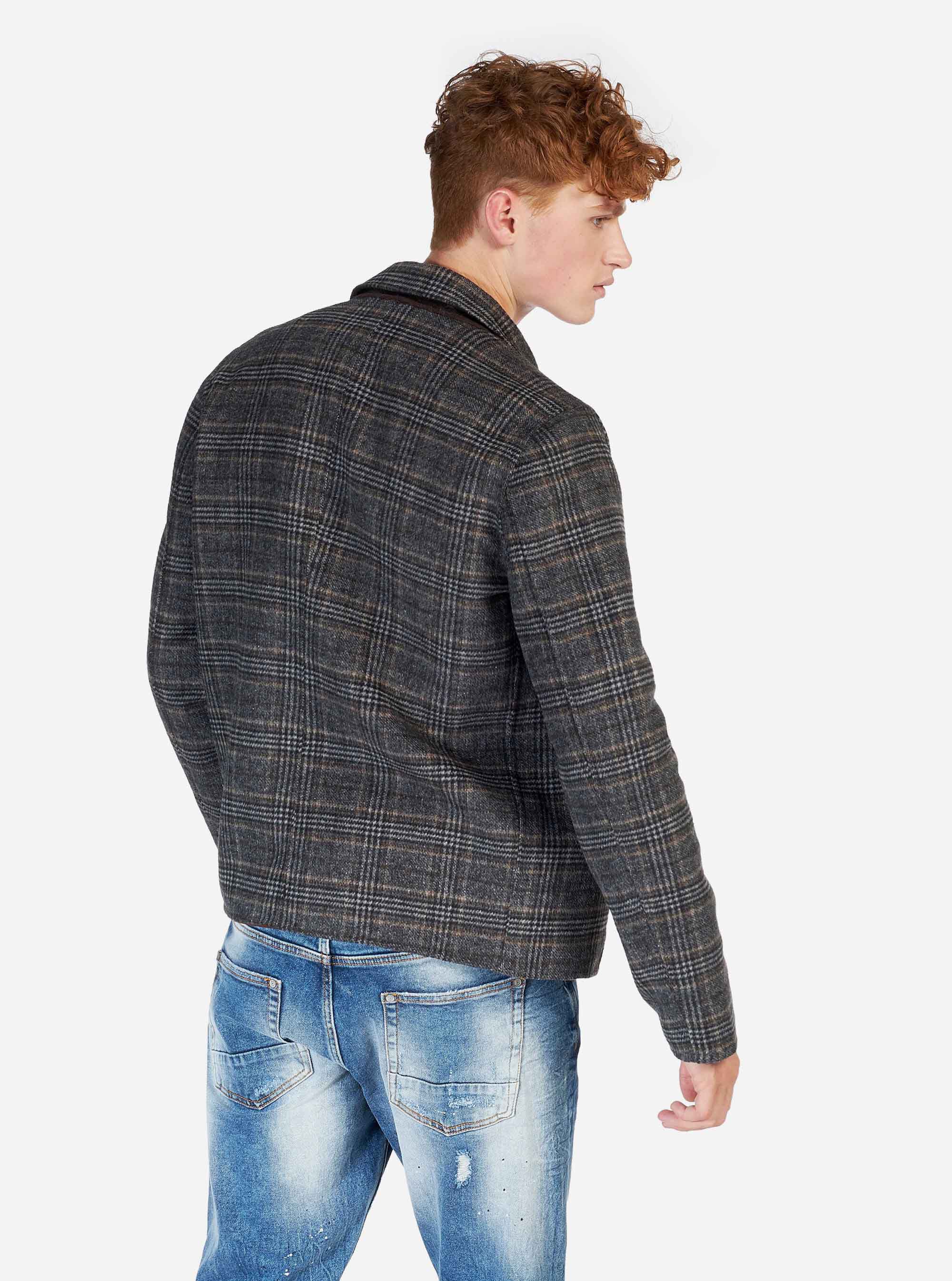 UNLINED PRINCE OF WALES JACKET, CHECKS