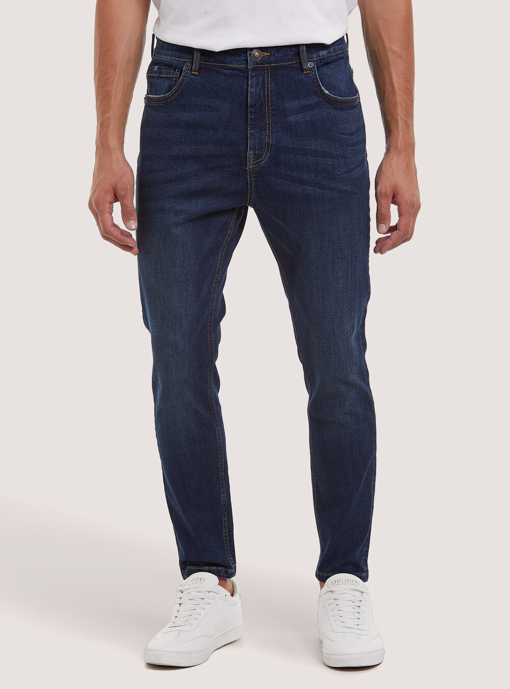 Denim Vaqueros Carrot Fit Hombre Jeans Sammy Cropped Carrot Fit