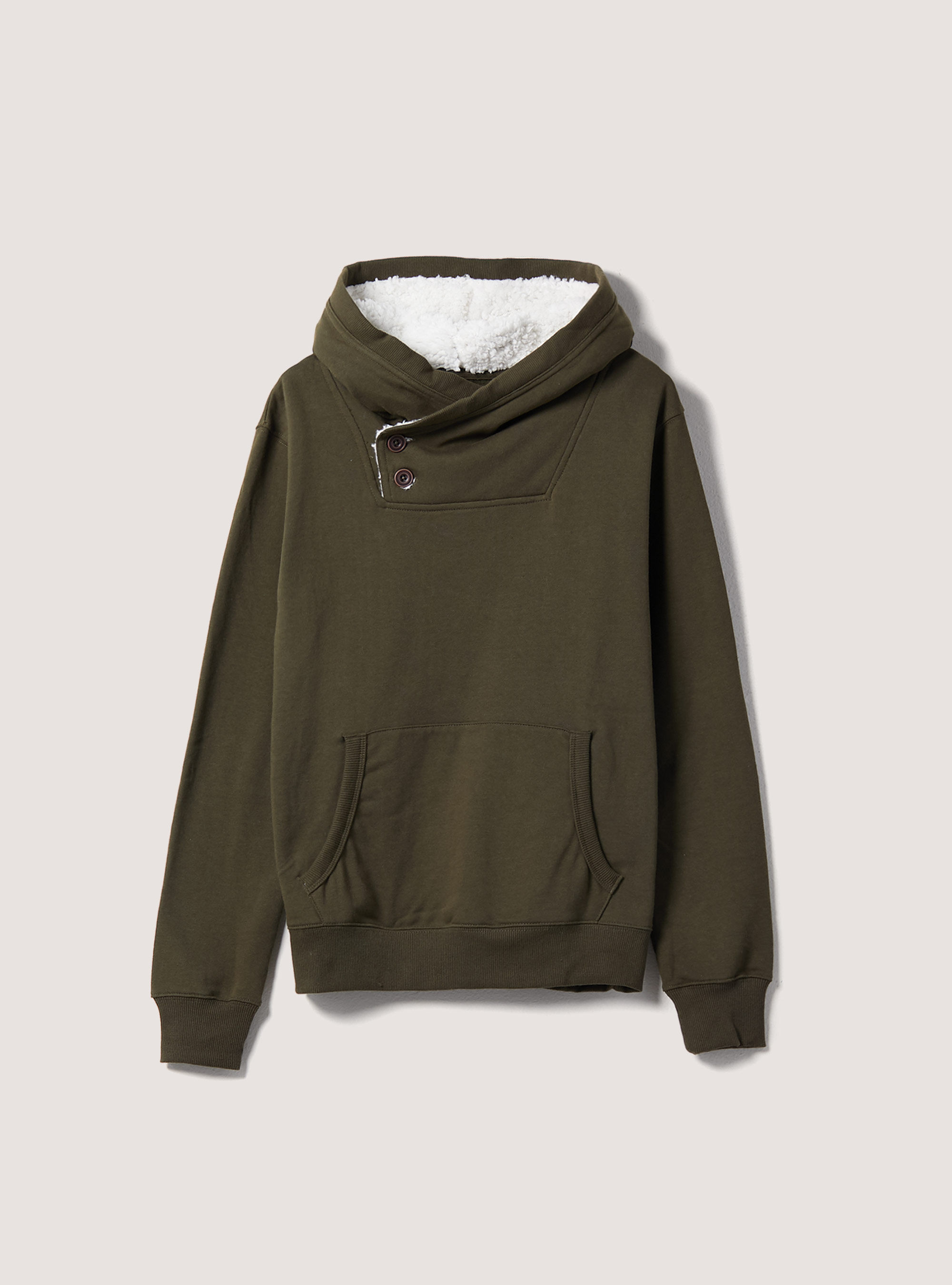 Faux fur hoodie sweatshirt discount