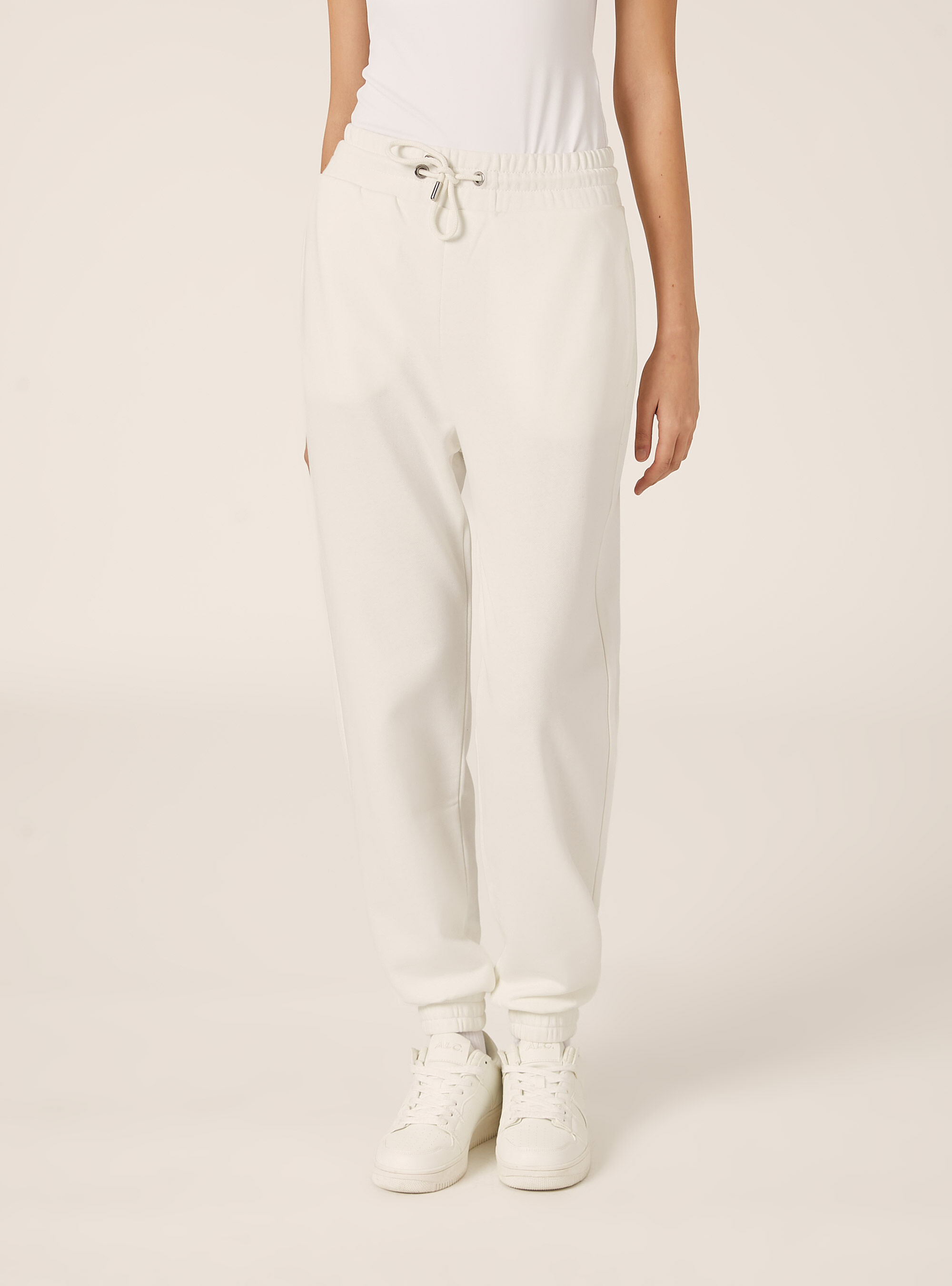 Jogginghose aus Sweatshirtstoff, WH1 OFF WHITE