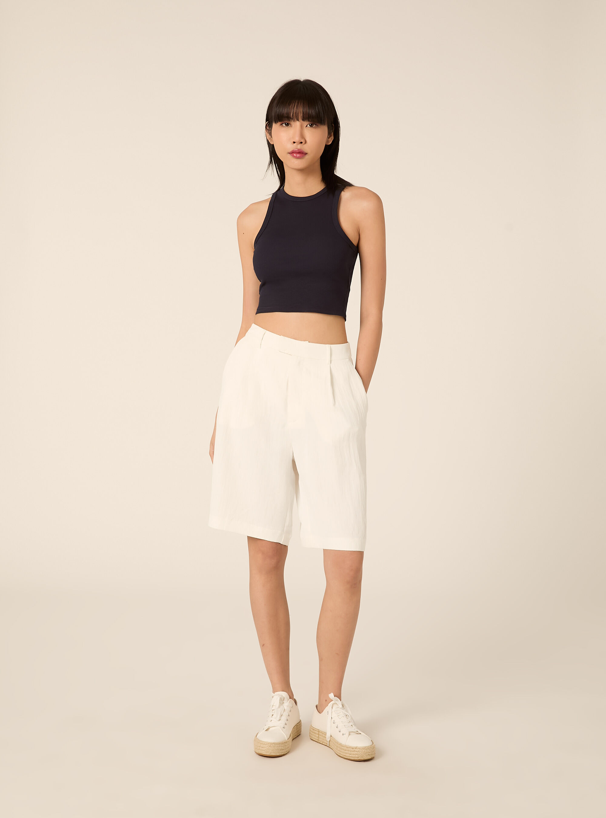 Canotta basic in cannete', NA3 NAVY LIGHT