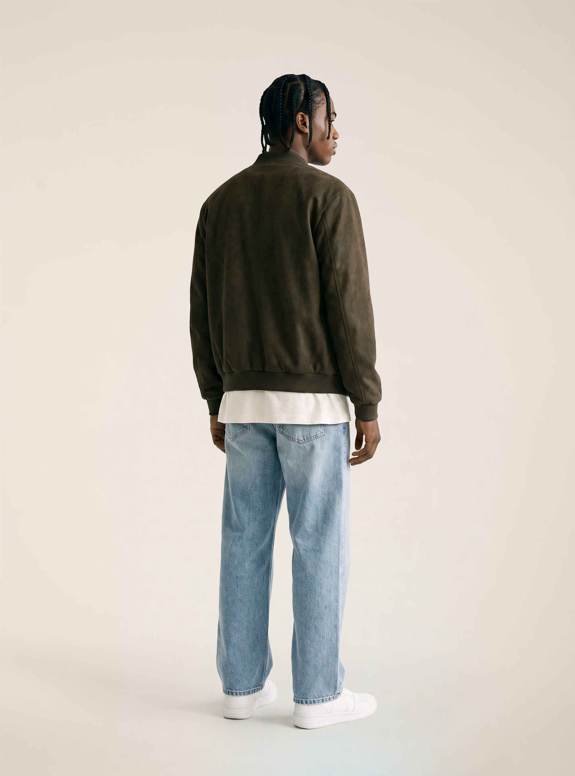 Bomber efecto ante, GY1 GREY DARK