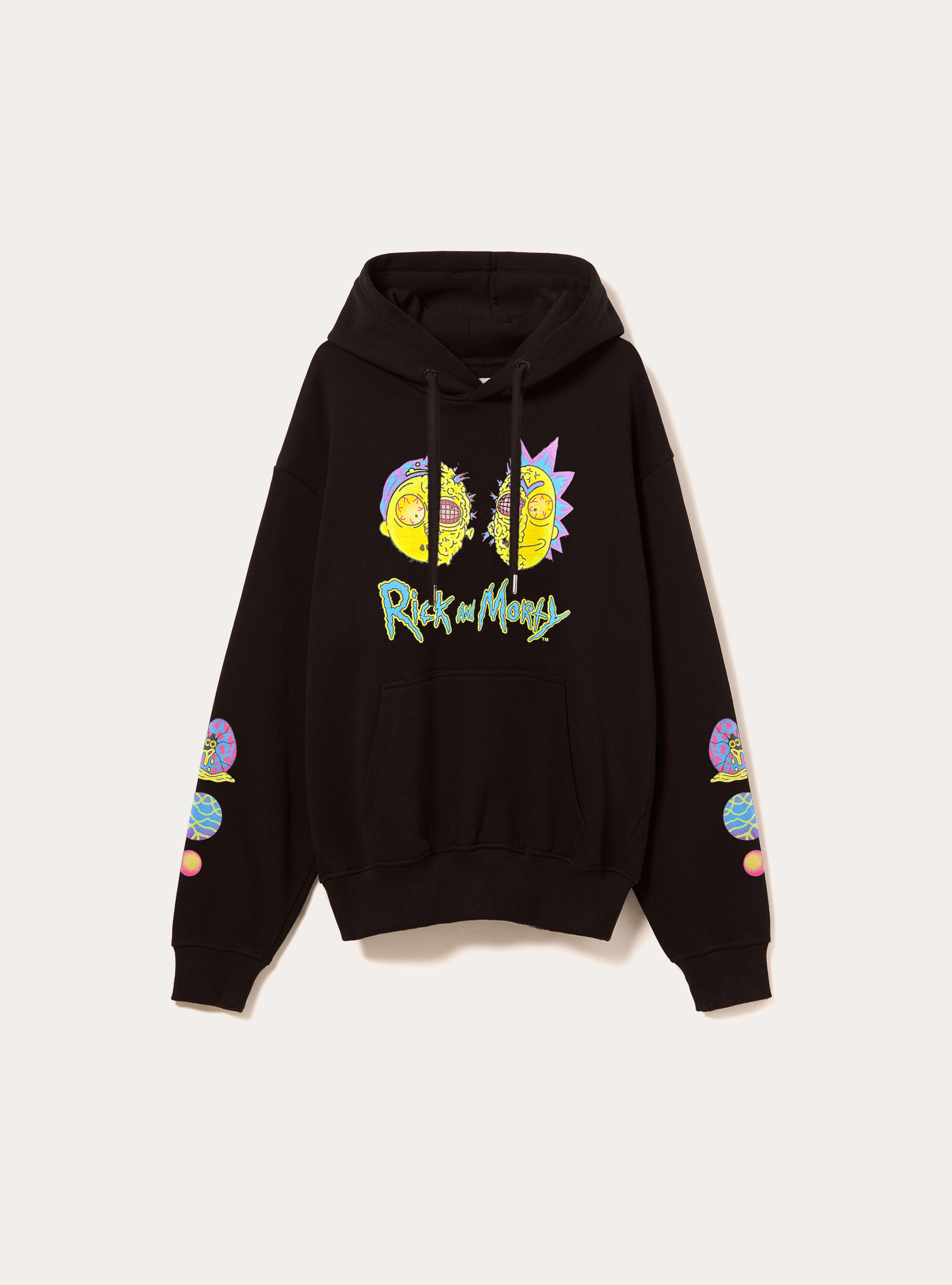 Felpa con cappuccio  rick and morty