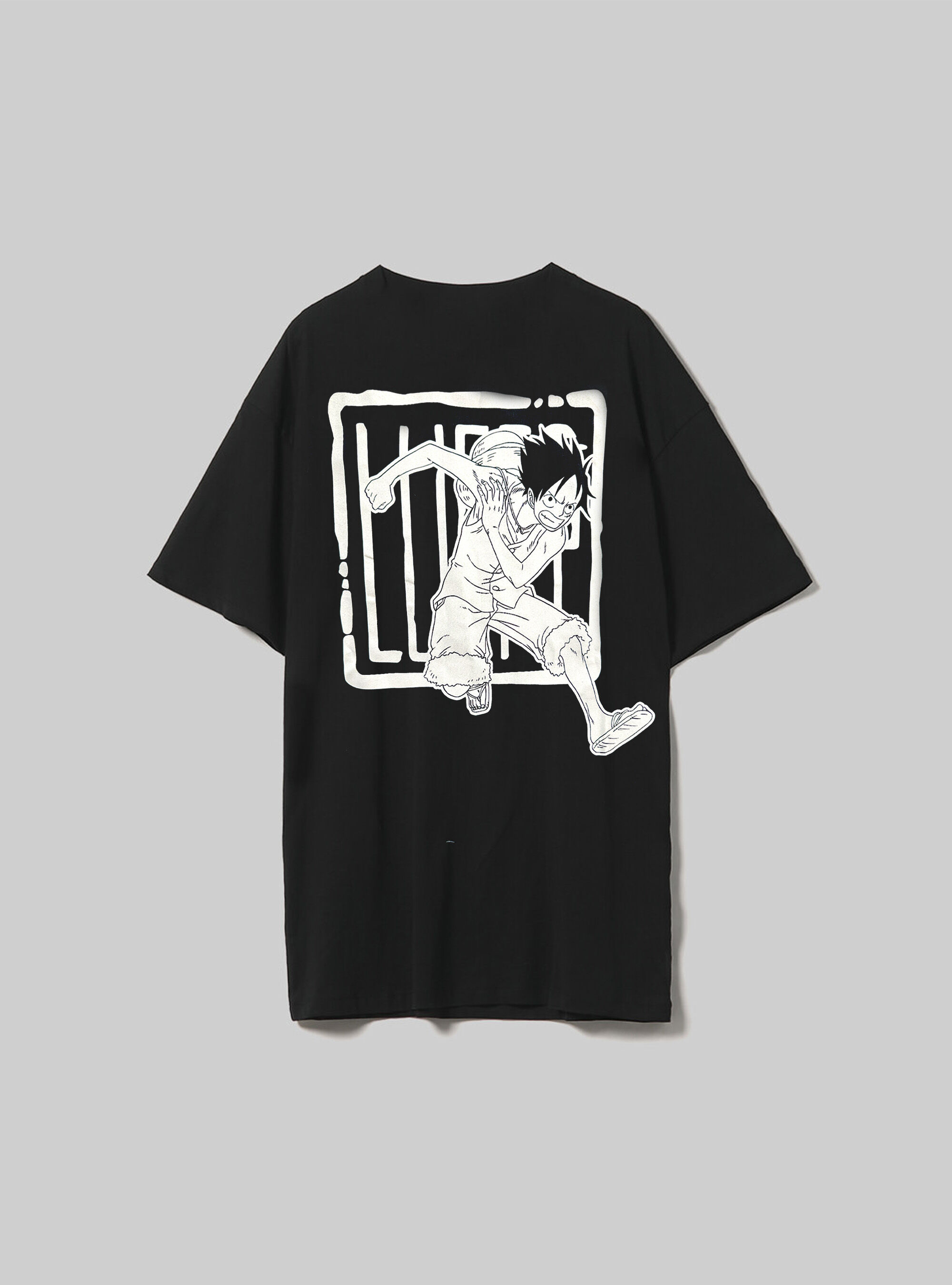 Camiseta One Piece / Alcott, BK3 BLACK CHARCOAL