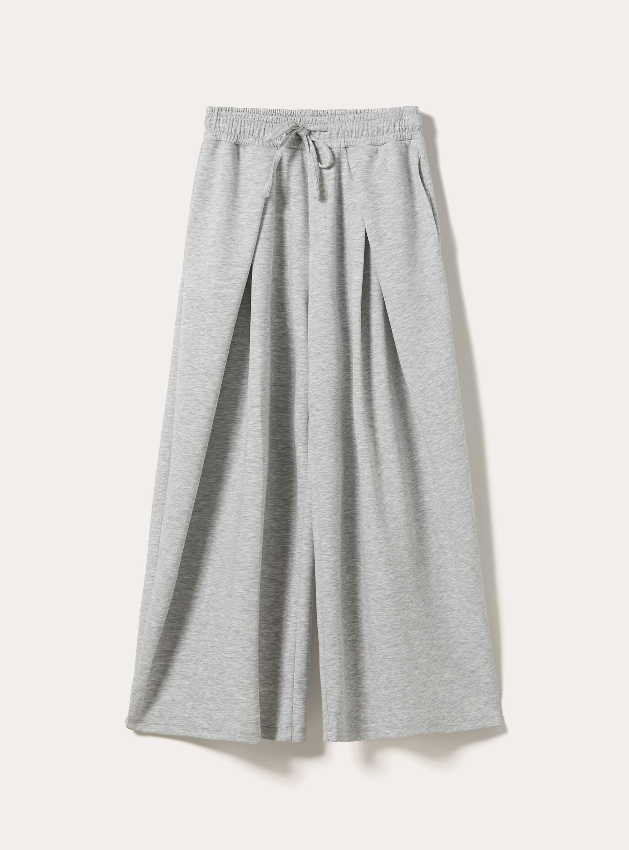 Pantaloni in scuba barrel fit, MGY2 GREY MEL MEDIUM