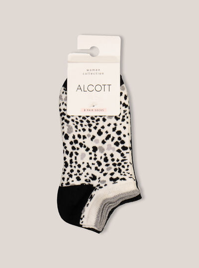 Pacco Alcott di 3 paia di calzini in cotone organico