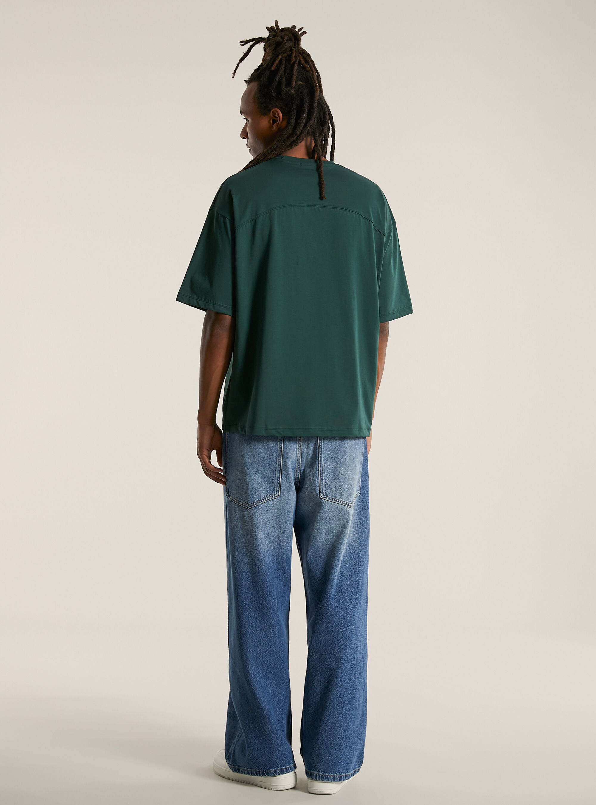 Tee-shirt &agrave; la coupe large, GN1 GREEN DARK