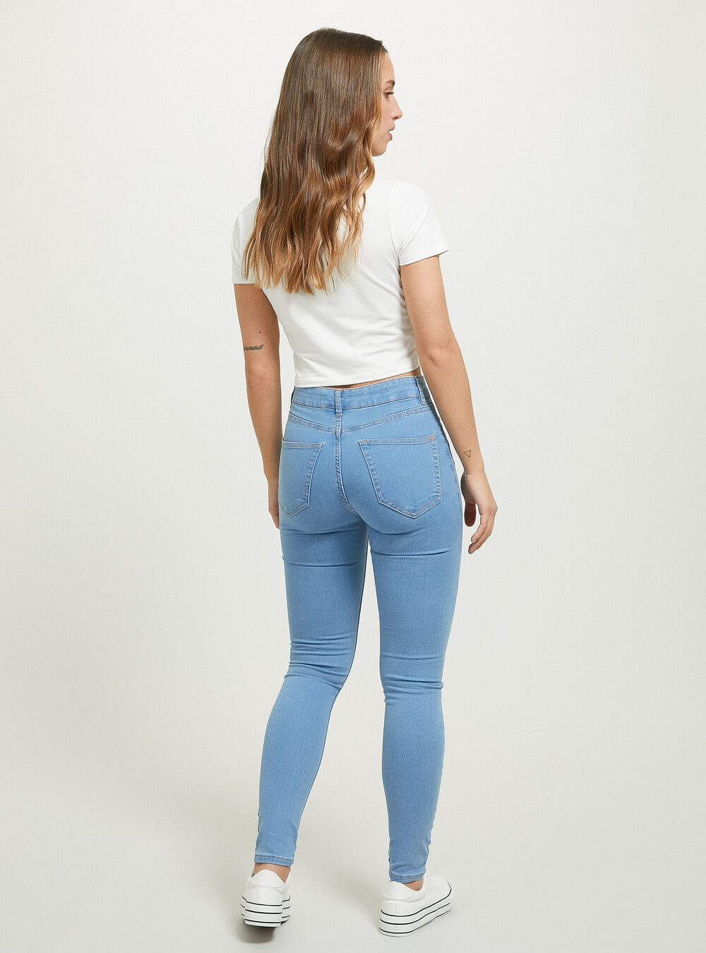 Jeans Donna Skinny Fit Nina Carter - Vita Alta, Effetto Vintage, Comodi E Elasticizzati - Foto 5