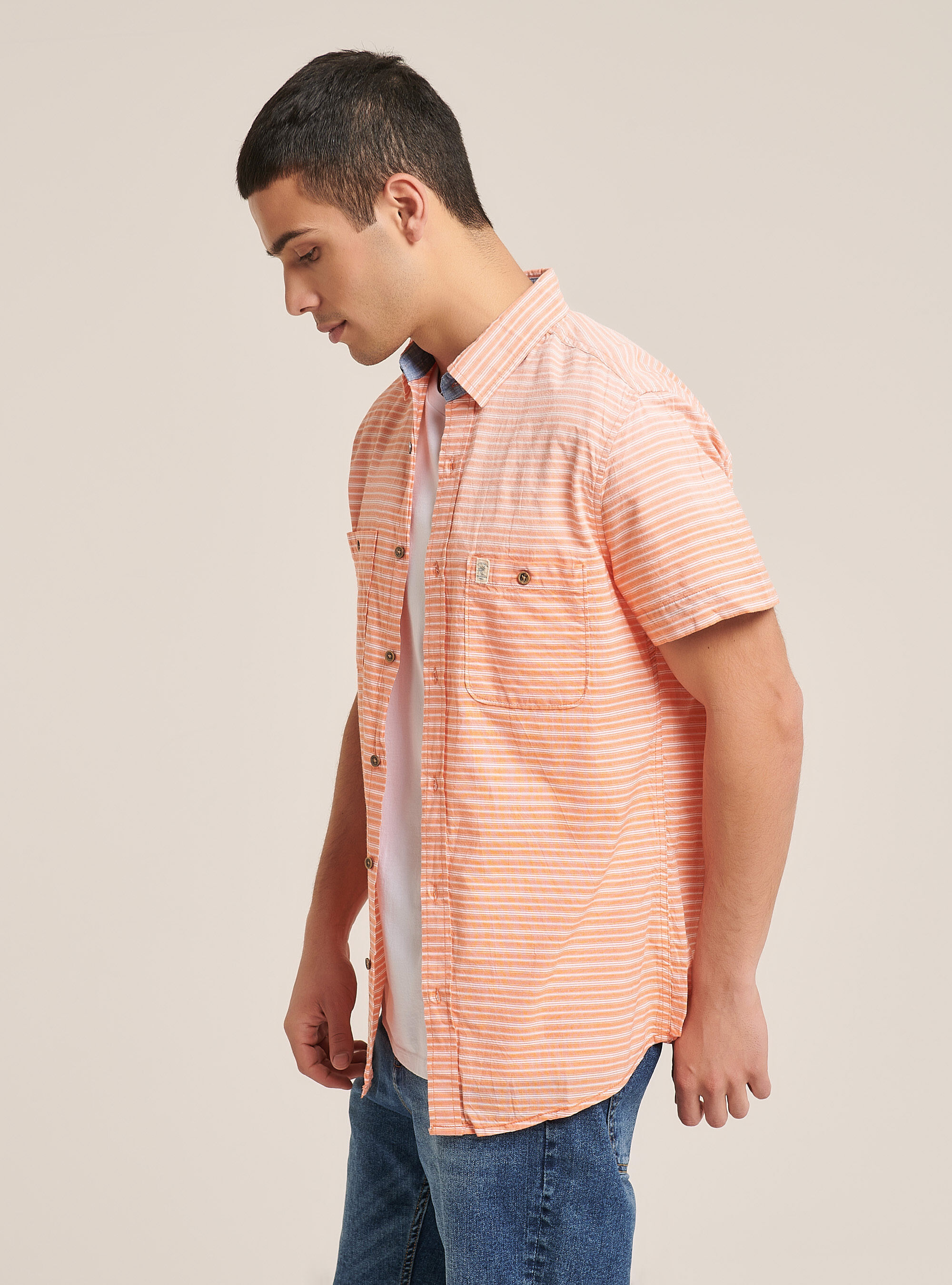 Camicia a righe on sale orizzontali