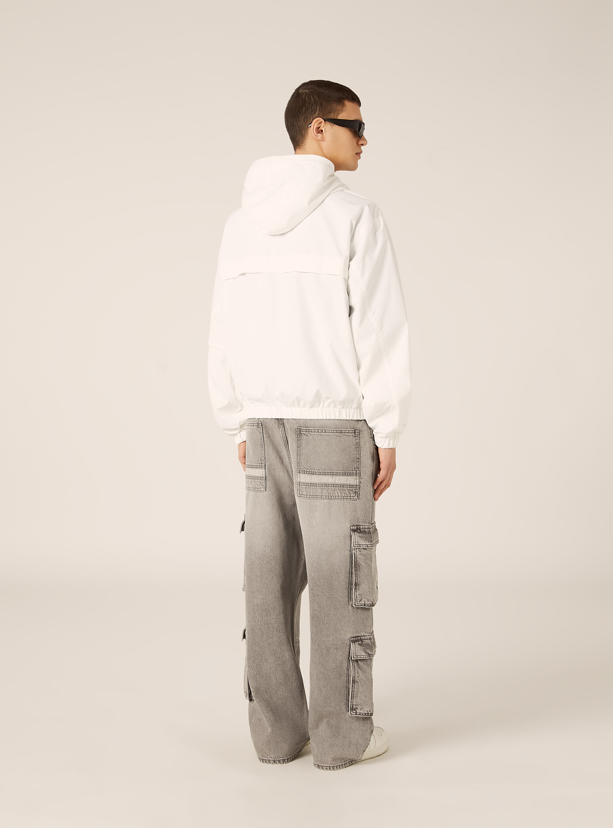 Giubbotto tecnico con cappuccio, WH2 WHITE