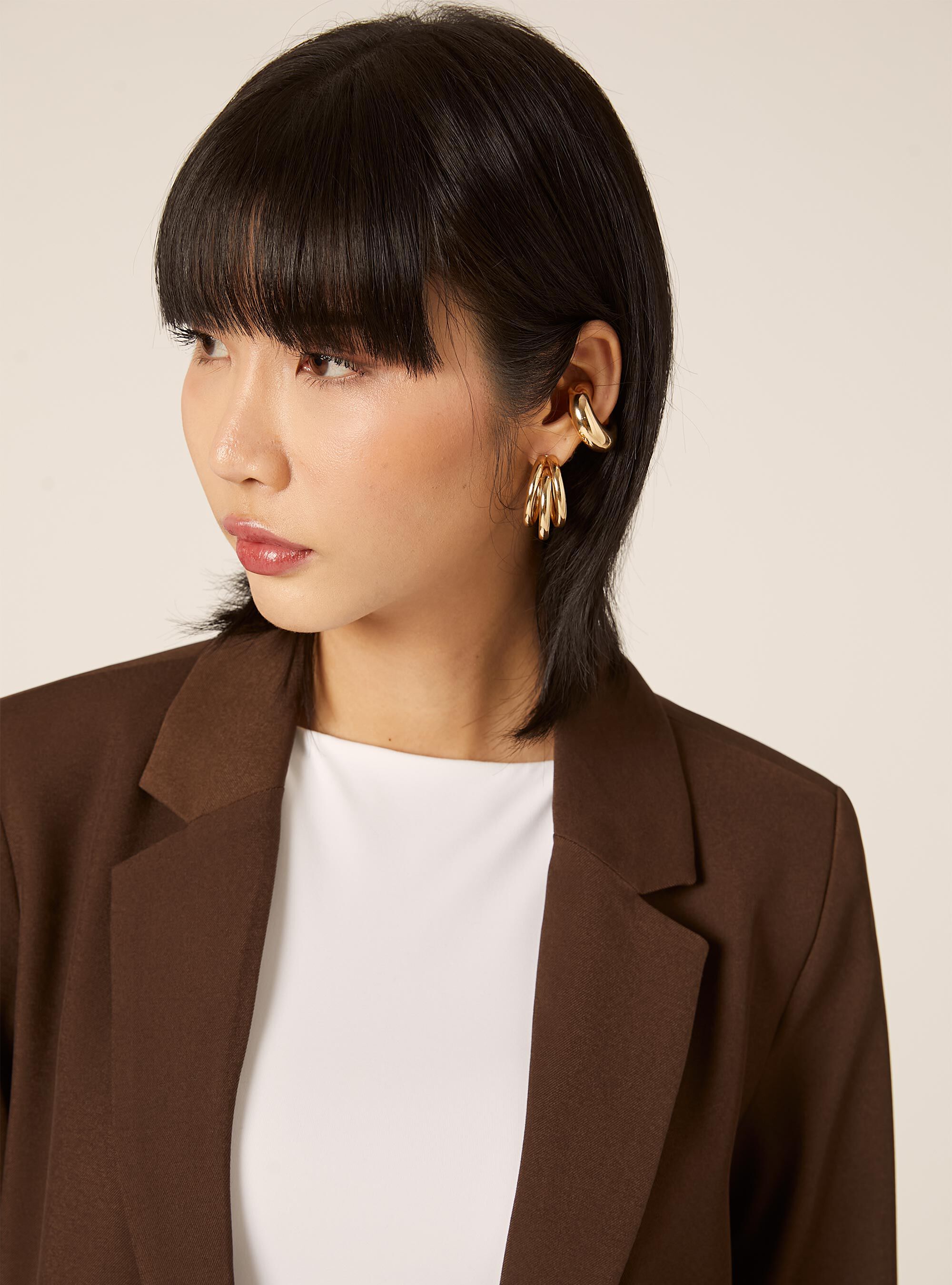 Blazer croise, BR2 BROWN MEDIUM