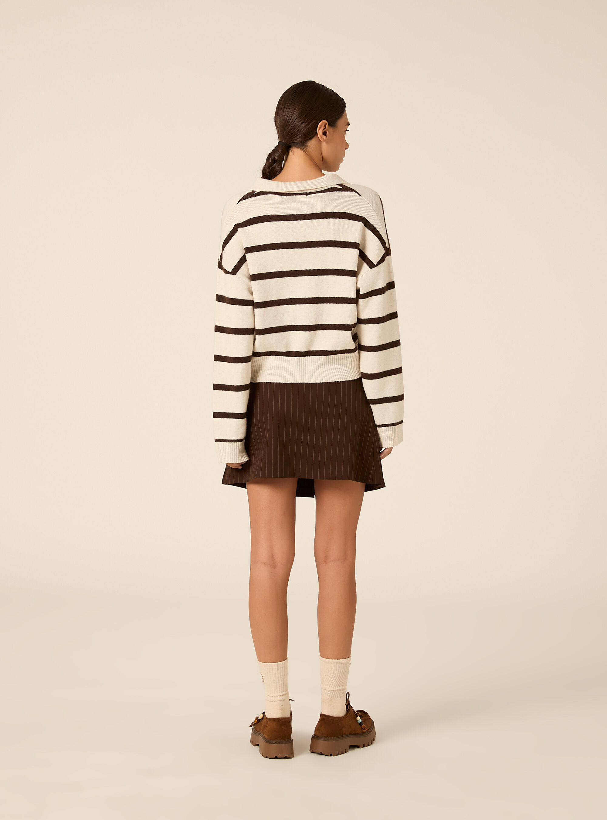 Maglia con collo a polo, STRIPES