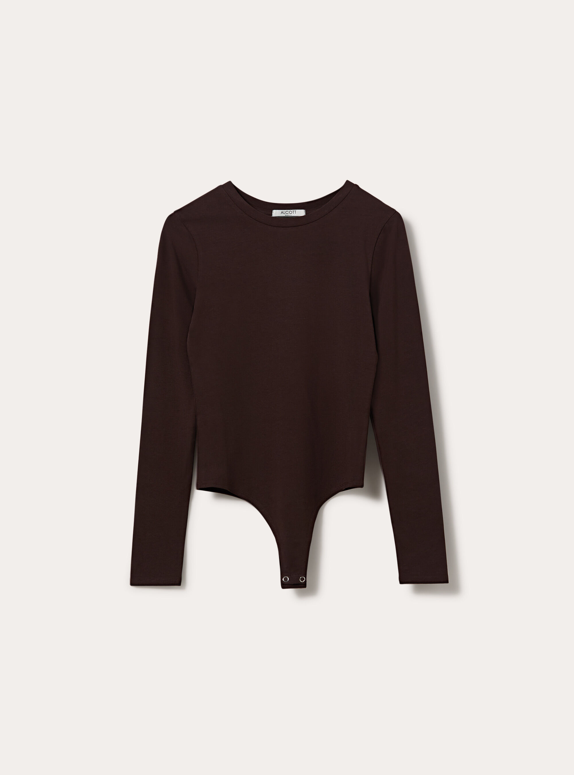Body basic tinta unita, BR1 BROWN DARK