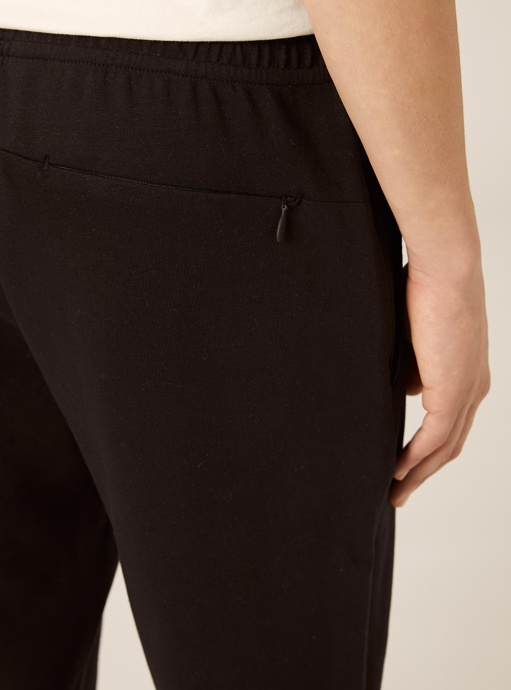 Pantaloni jogger tecnici soft touch, BK1 BLACK