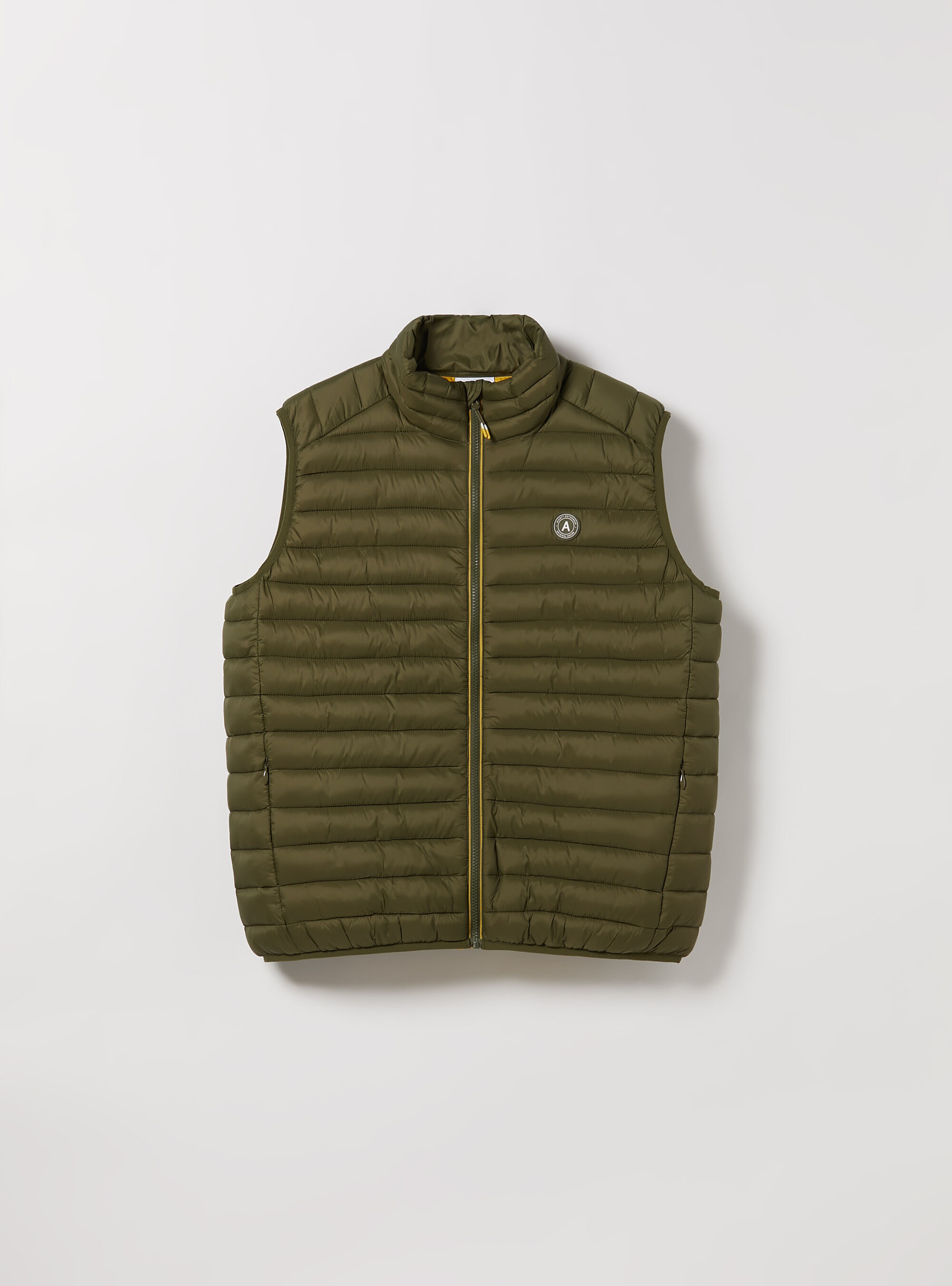 Padded sleeve jacket with contrasting zip, KY2 KAKY MEDIUM