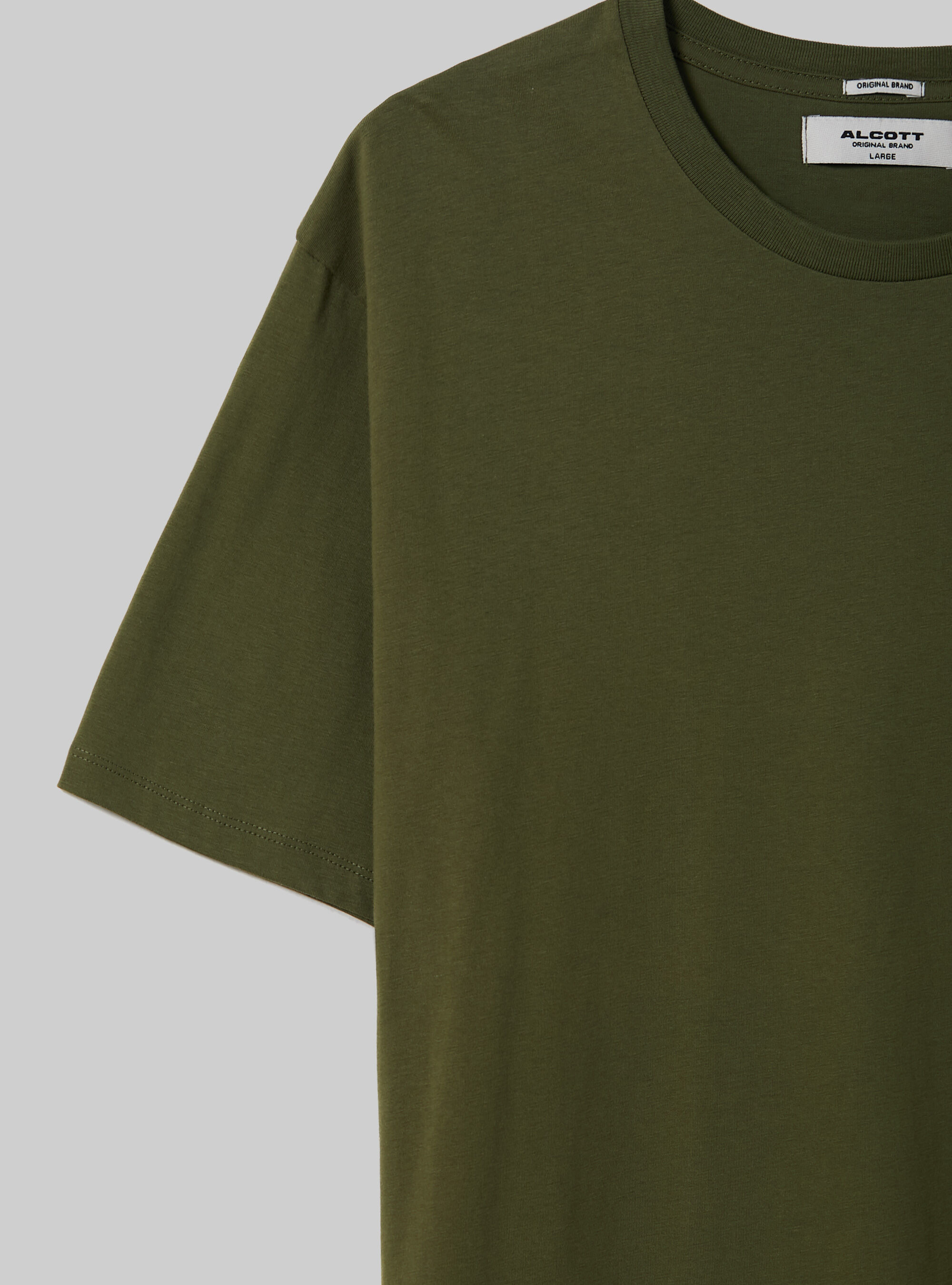 Camiseta de algod&oacute;n con cuello redondo, KY2 KAKY MEDIUM