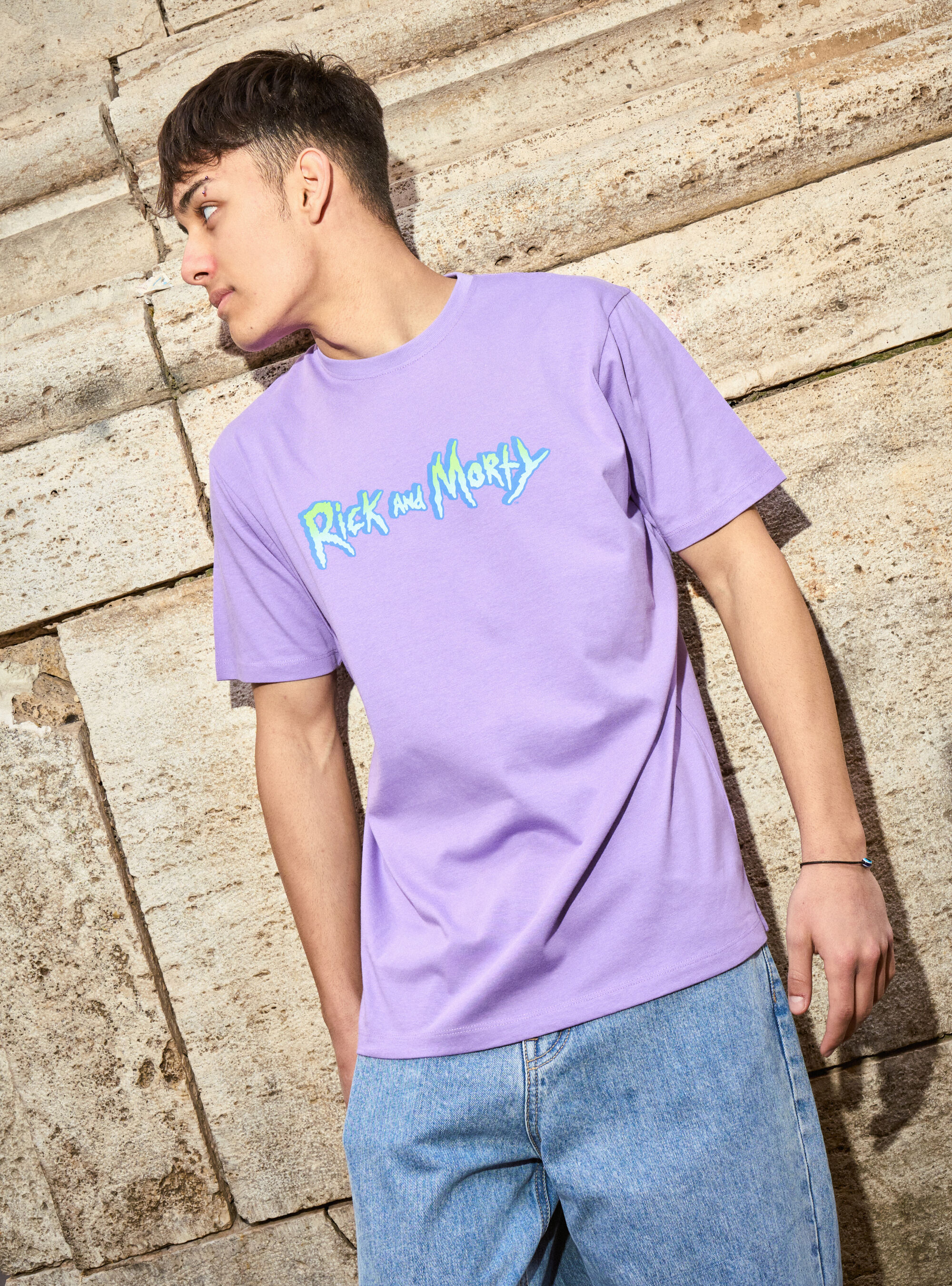Maglietta Uomo Rick And Morty - T-Shirt Dead Gadget Stagione 6 - 100% Cotone, Regular Fit, Girocollo, Stampata In Serigrafia - Taglie S-XXXL, Certificazione Öko-Tex 100