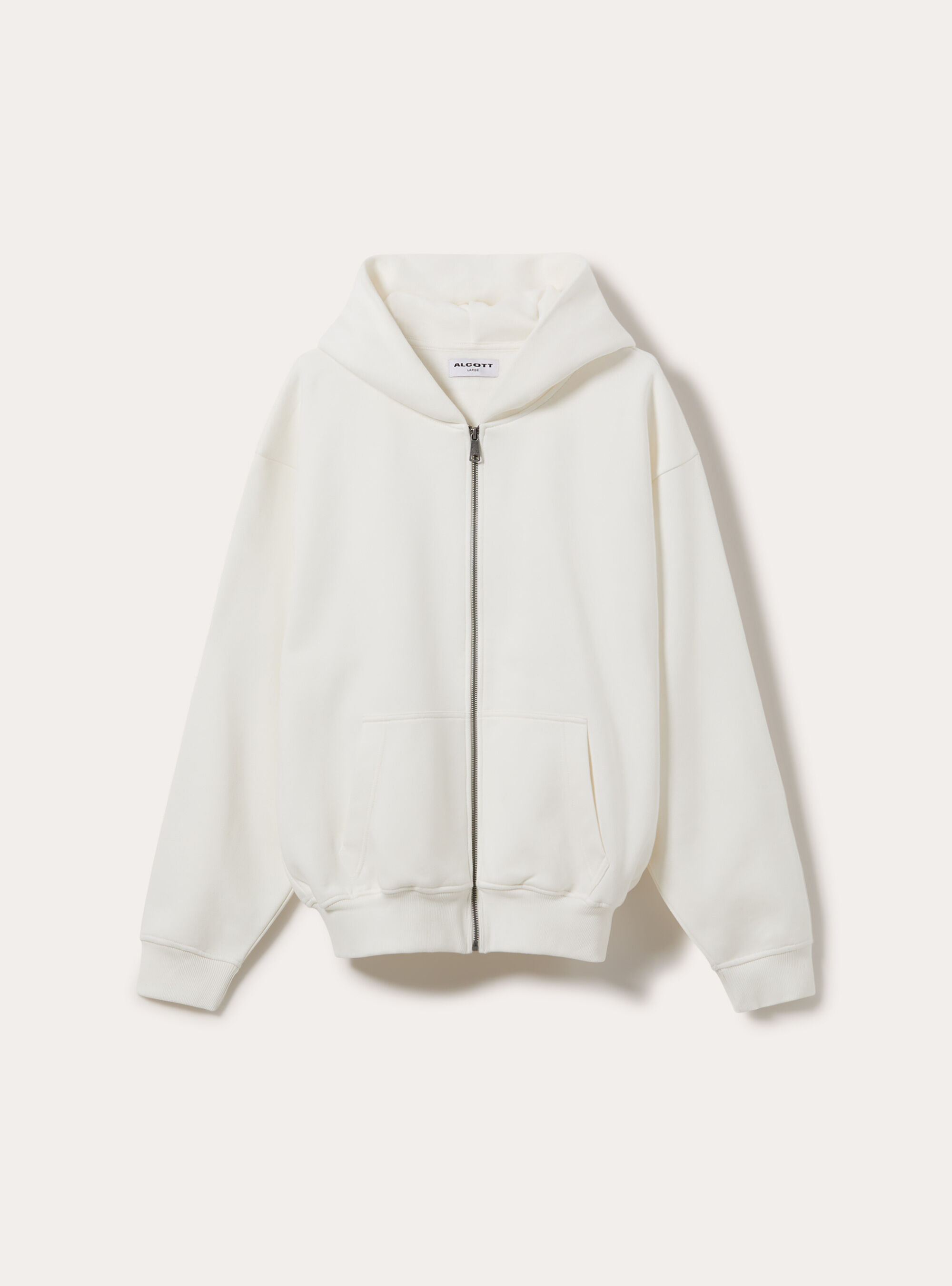 Cardigan basico boxy fit, WH2 WHITE