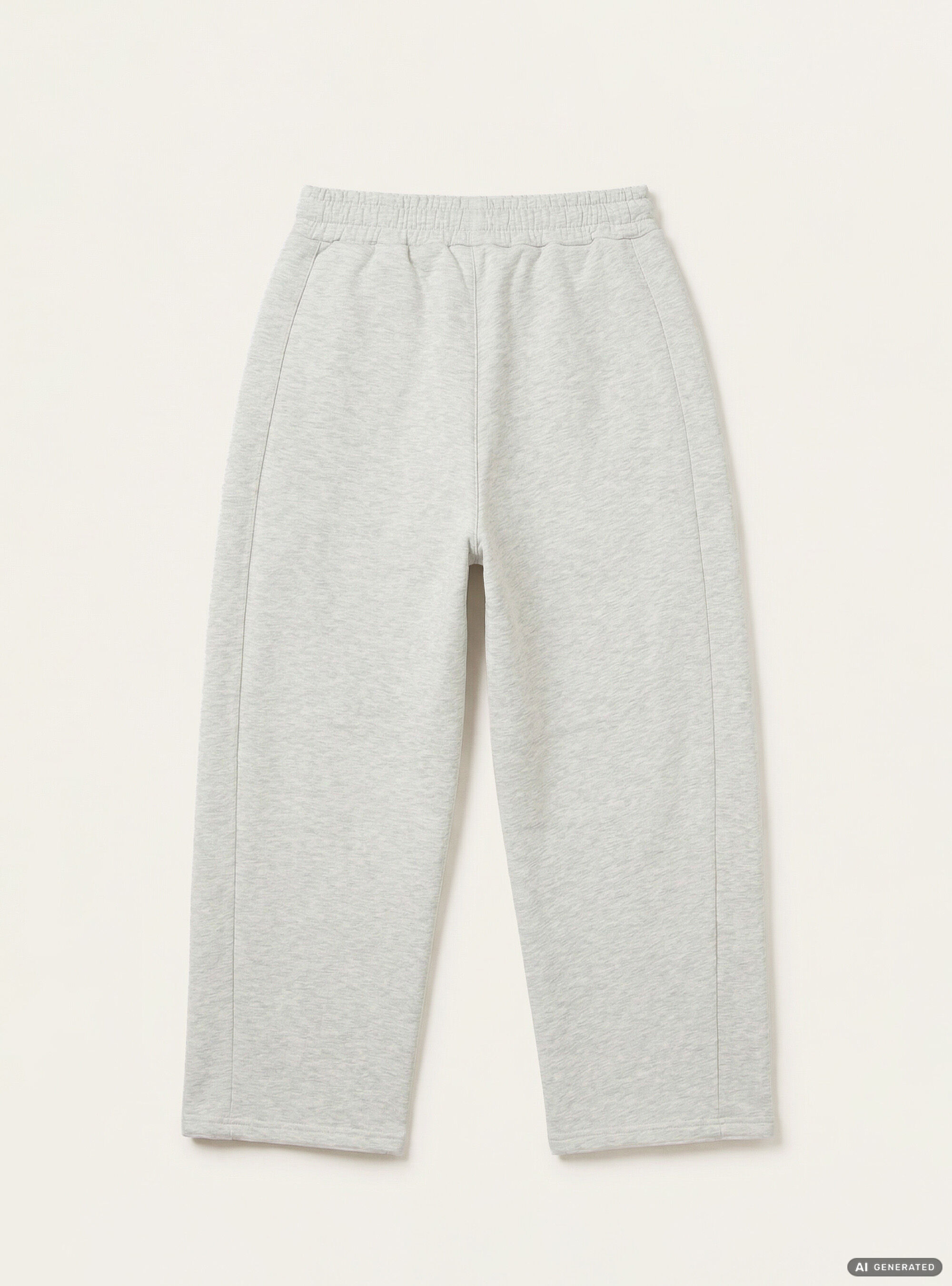 Jogger in felpa baloon fit, MGY3 GREY MEL LIGHT