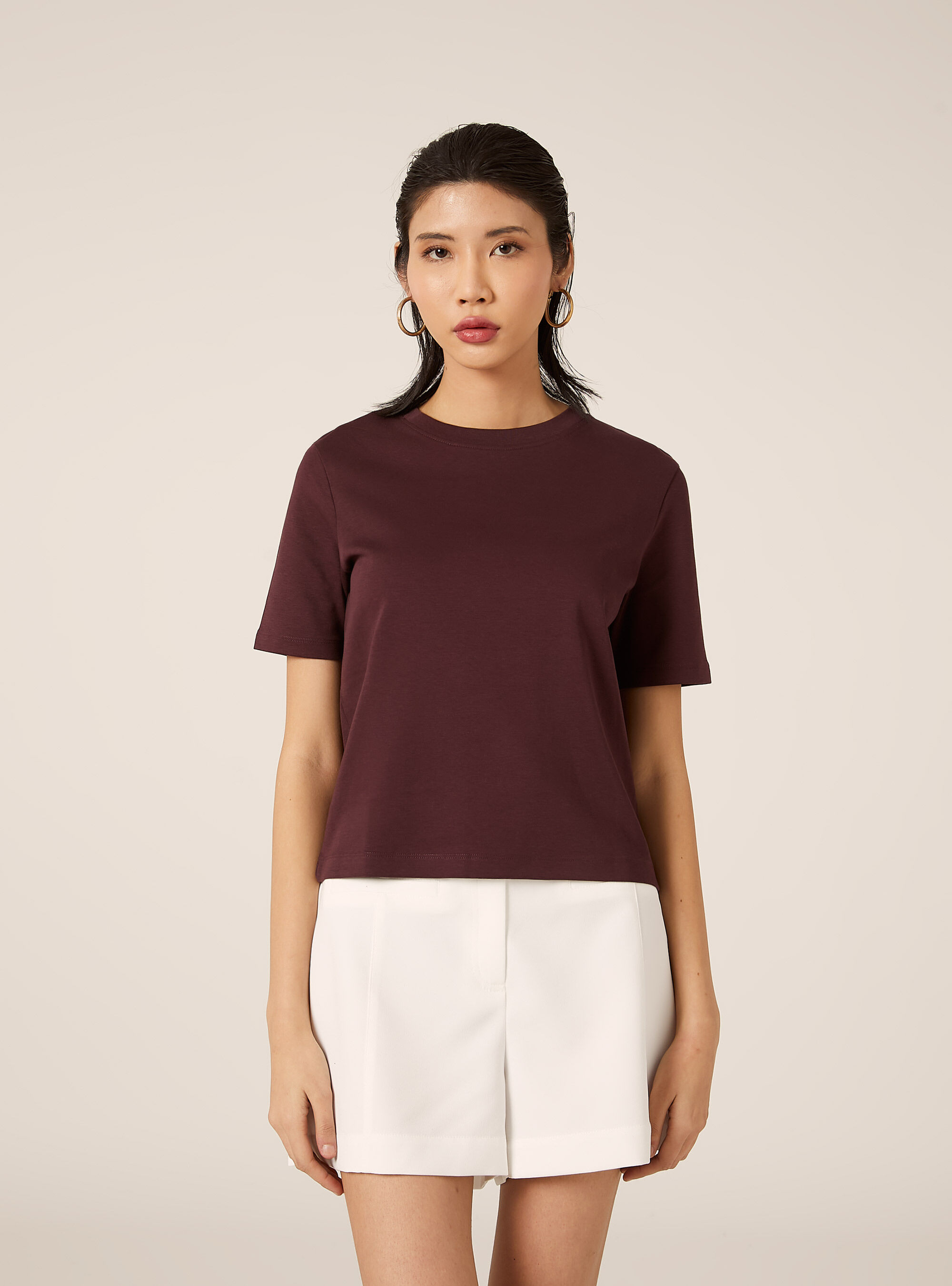 T-shirt regular in interlock