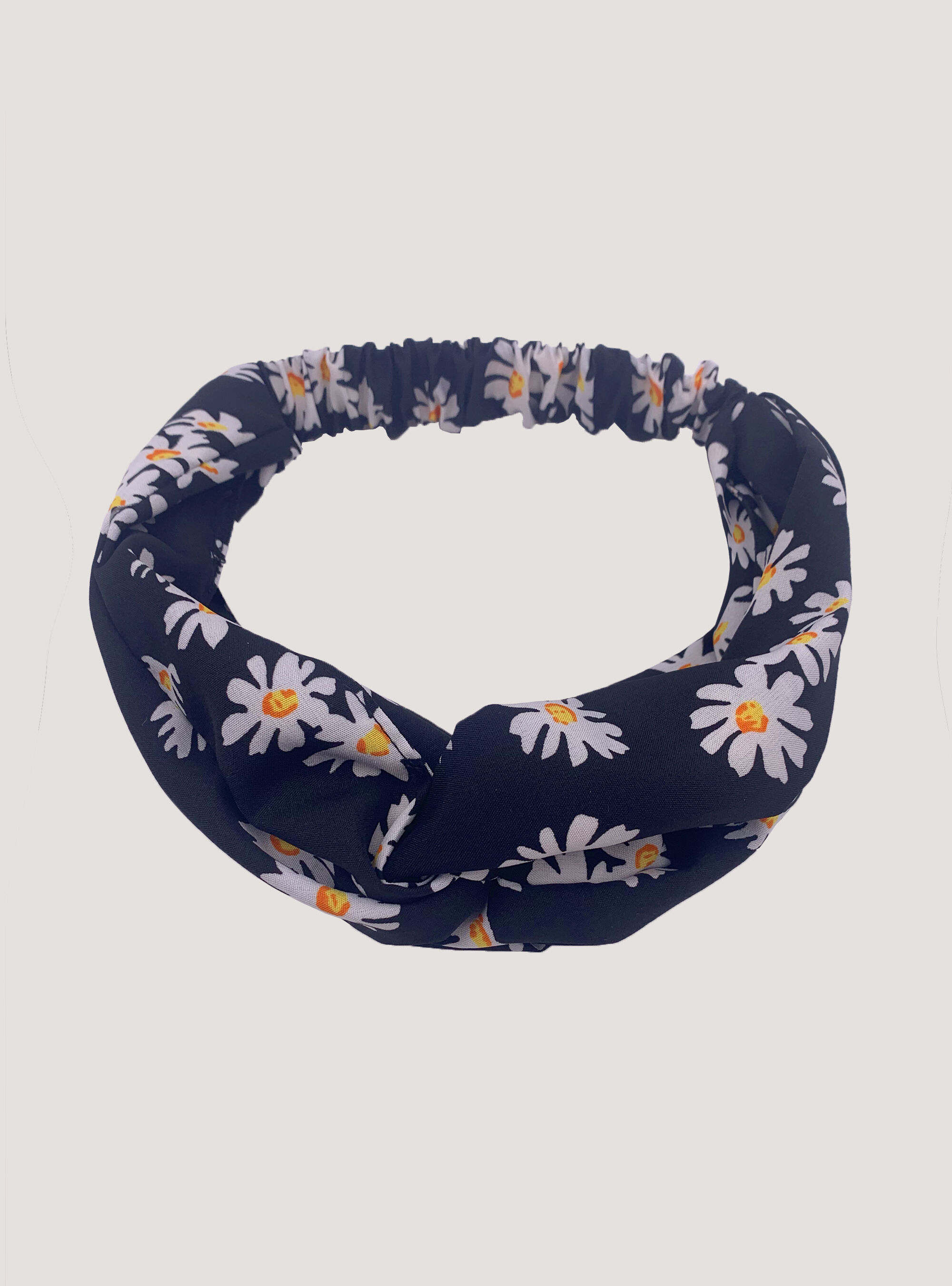 Fascia per capelli a fantasia, FLOR NEGRA