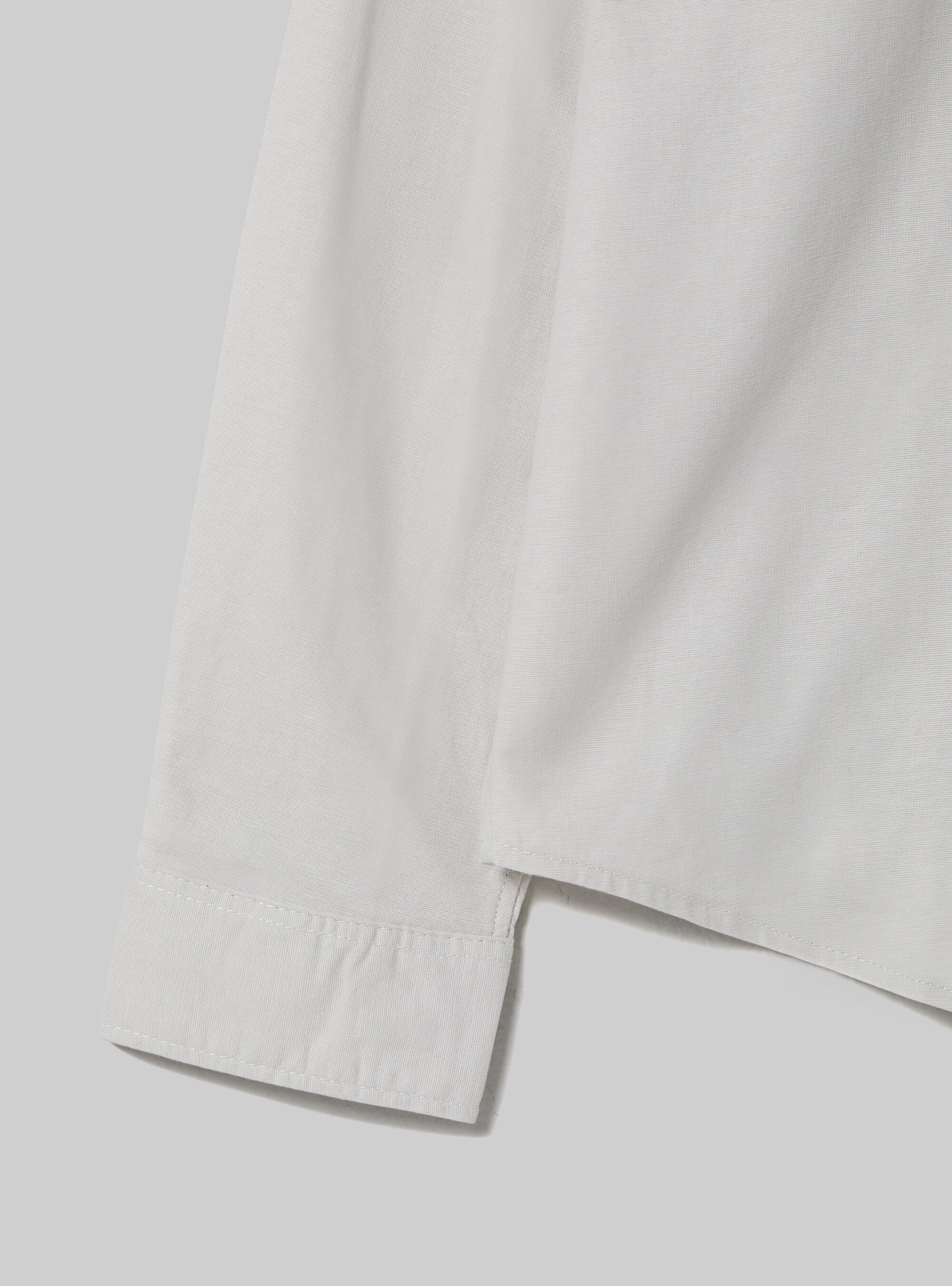 Plain-coloured cotton shirt, WH1 OFF WHITE