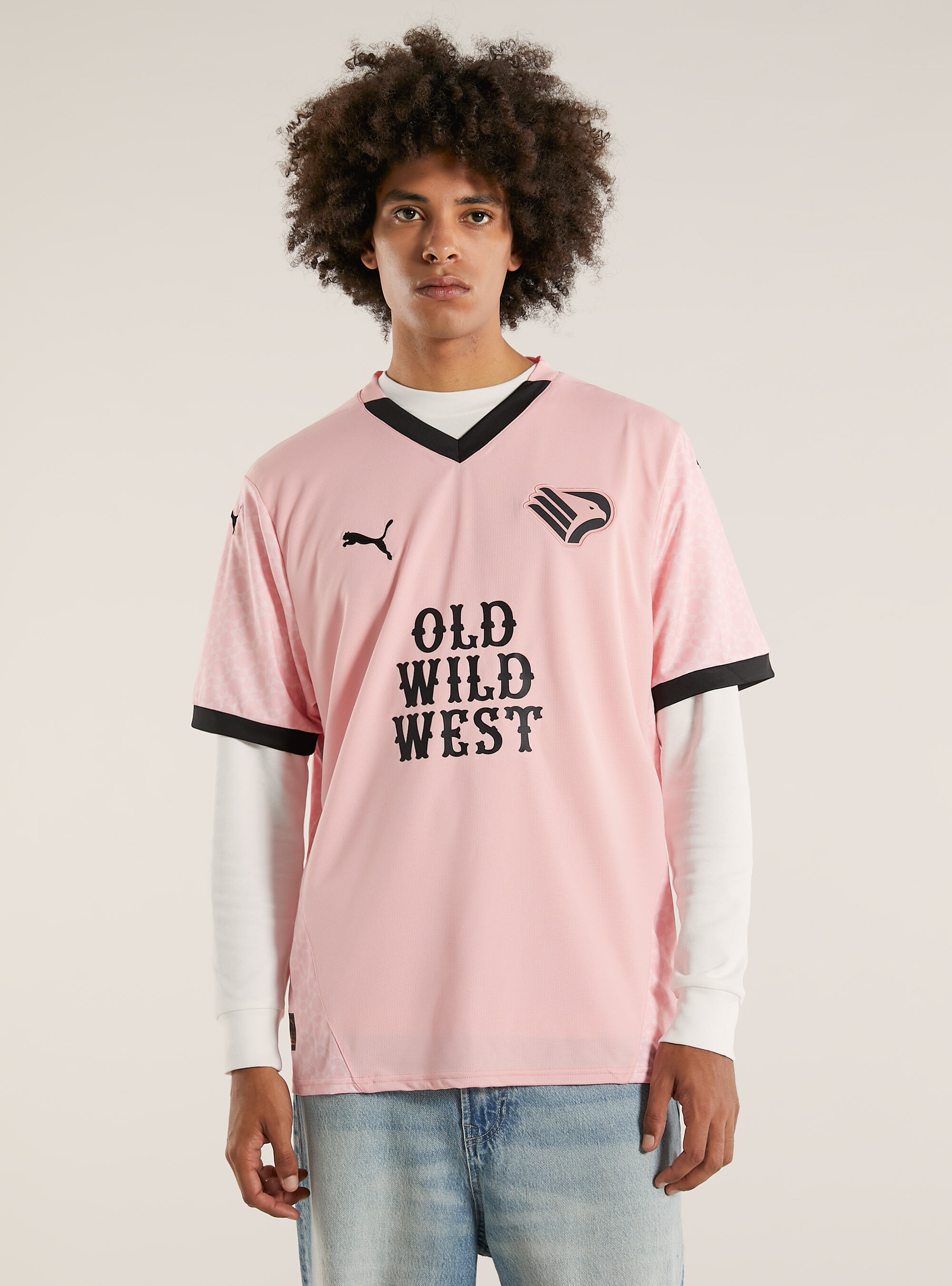 Palermo F.C. Jersey Home 24/25, PK2 PINK MEDIUM