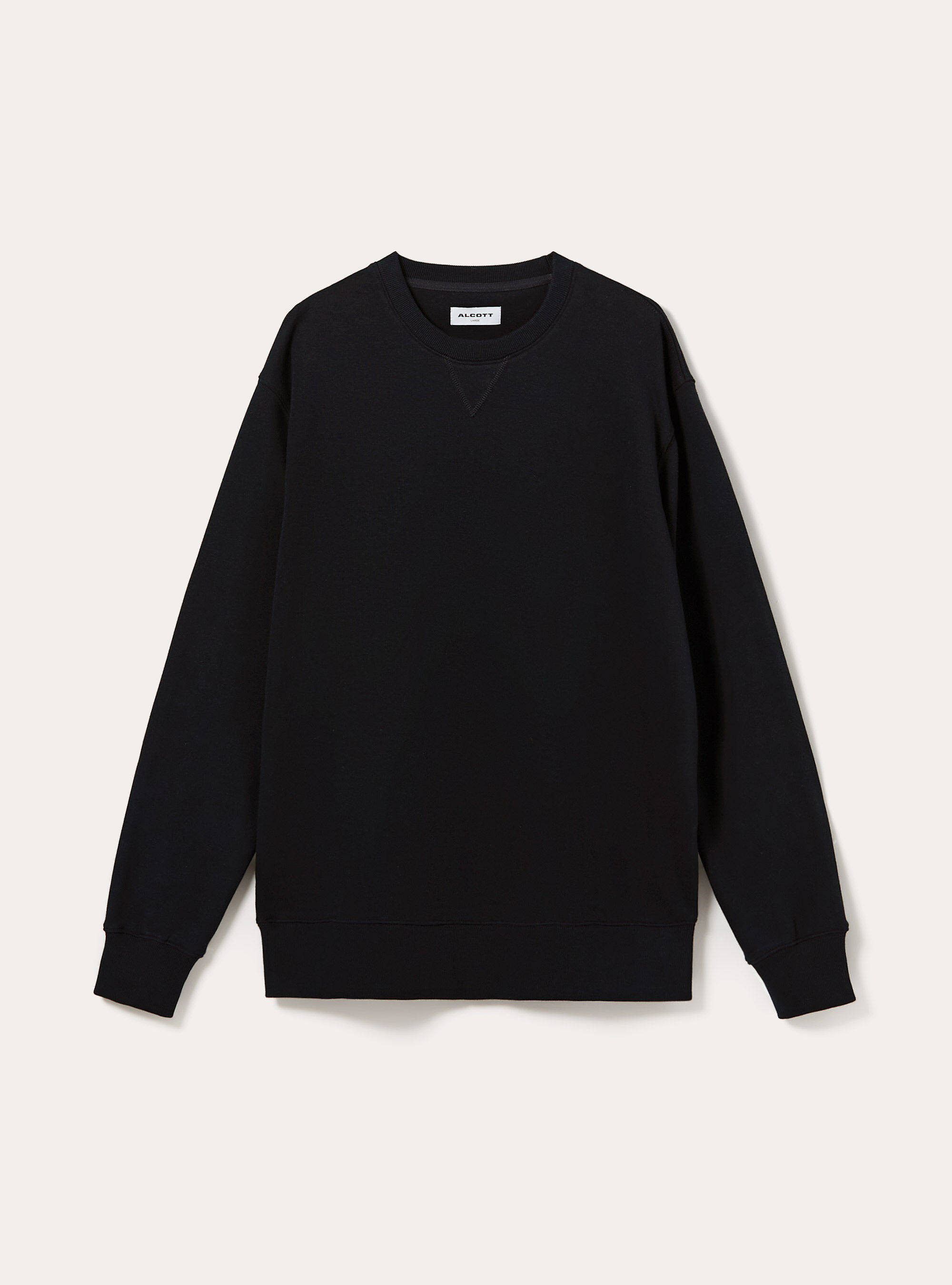 Plain-coloured crew-neck sweatshirt, NA1 NAVY DARK