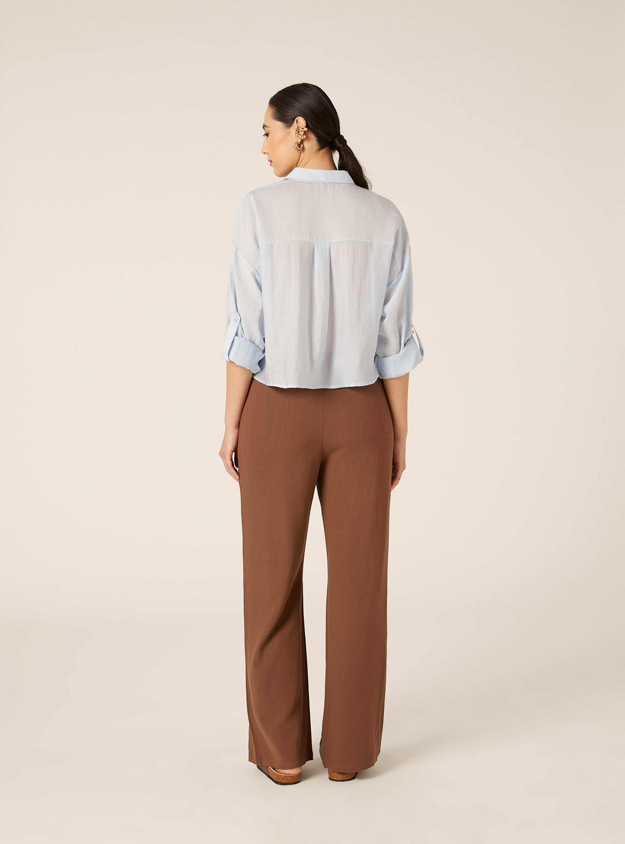 Lightweight Oversized Shirt, AZ2 AZURE MEDIUM