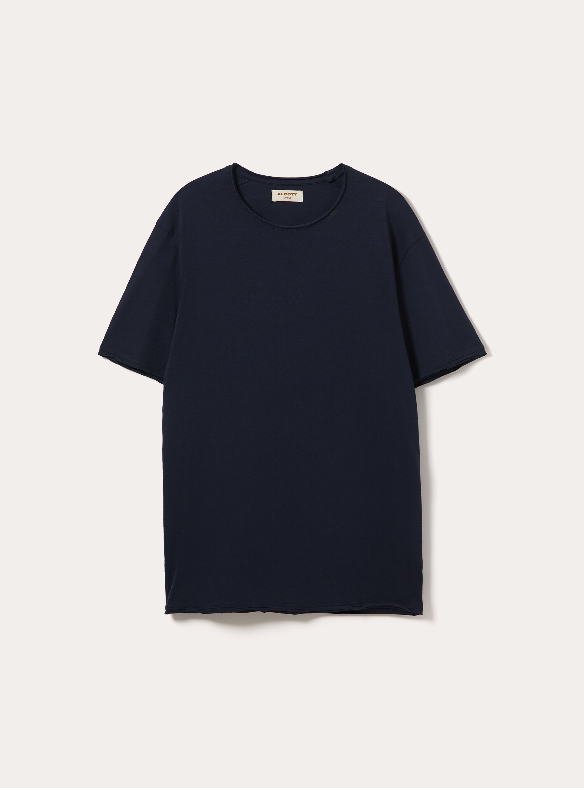 T-shirt slub tinta unita, NA1 NAVY DARK