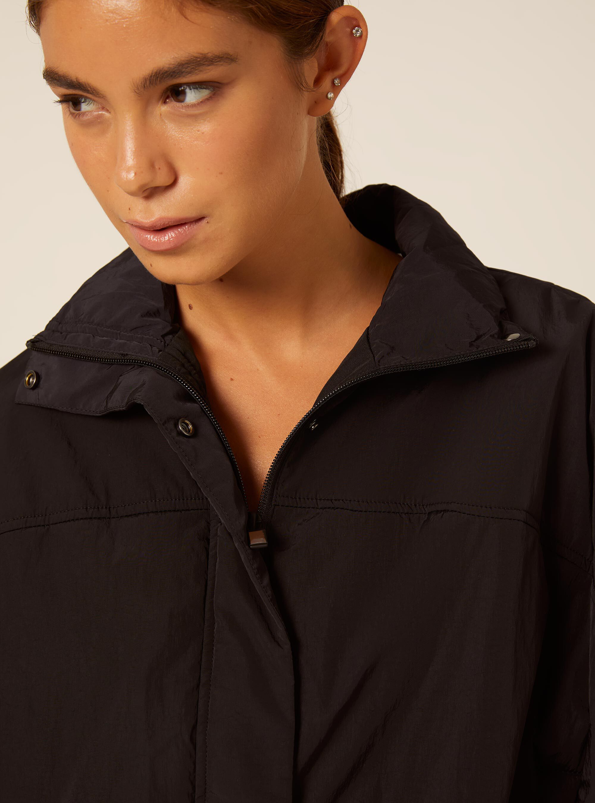 Steppjacke mit stehkragen, BK1 BLACK