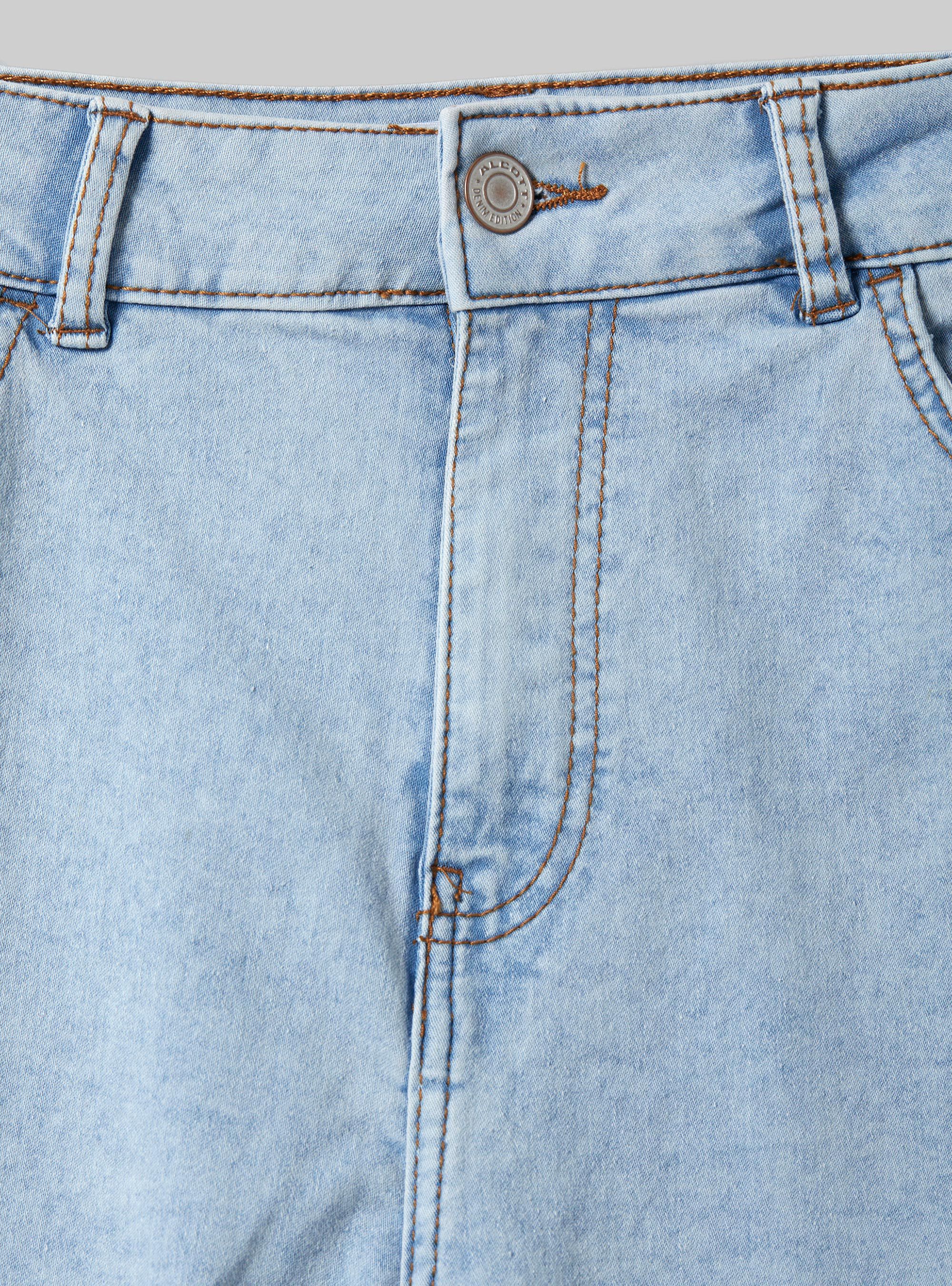 Jean en denim stretch super skinny fit, D007 LIGHT AZURE